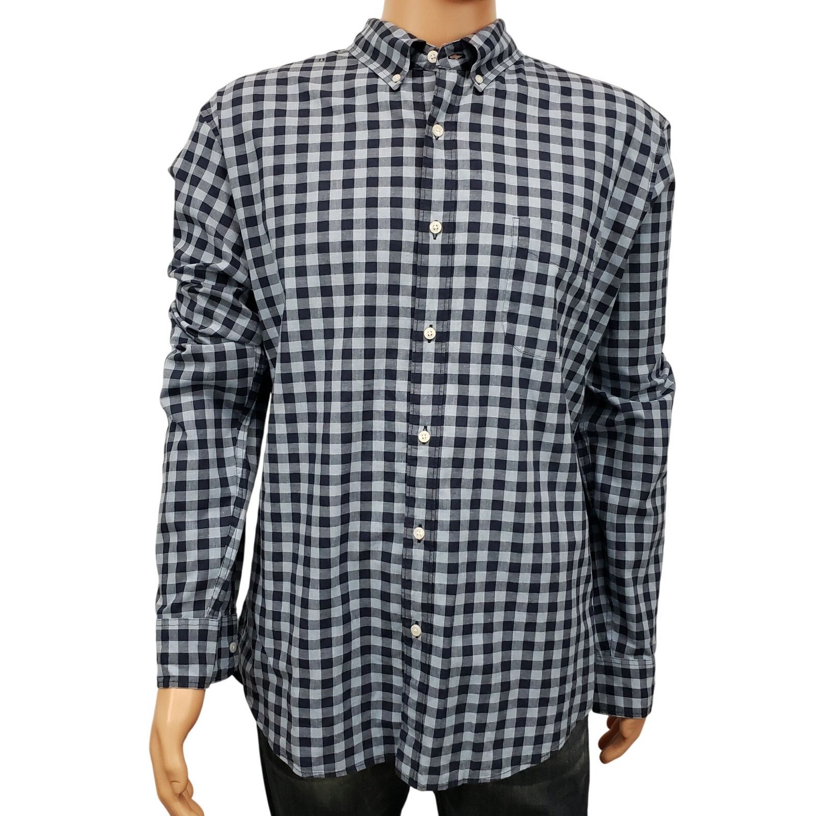 J.Crew J. Crew Shirt Classic Fit XL Gingham Check Button down L/S Size US XL / EU 56 / 4 - 2 Thumbnail