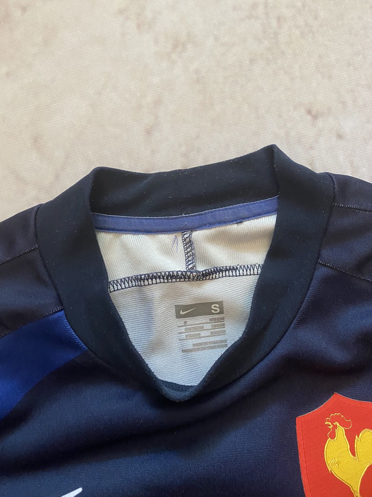 Nike × Vintage FRANCE 2007 2008 HOME RUGBY SHIRT JERSEY NIKE BLUE Size US S / EU 44-46 / 1 - 4 Thumbnail