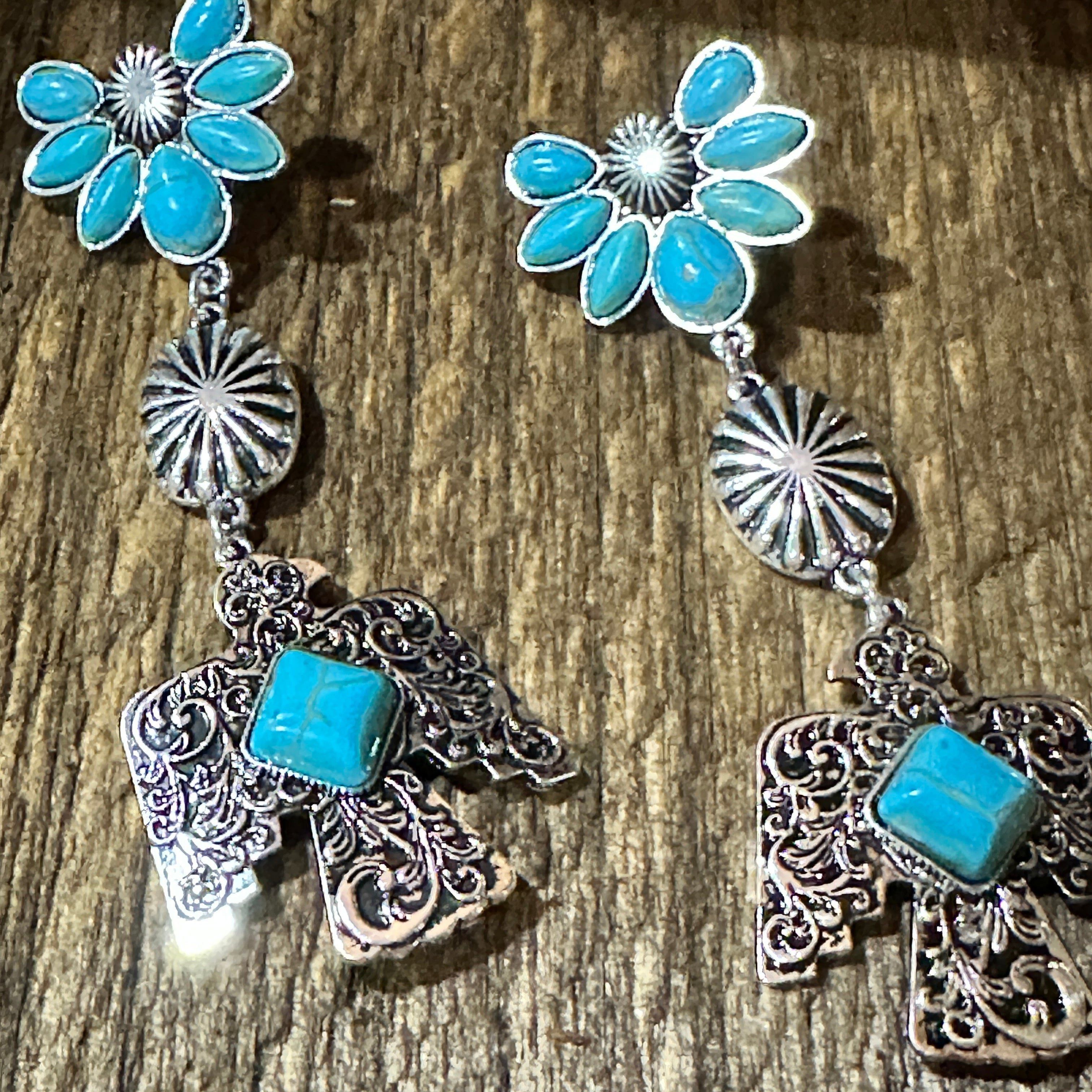 Other Navajo Thunderbirds & Turquoise: Enchanting Three Charm Dang Size ONE SIZE - 6 Thumbnail