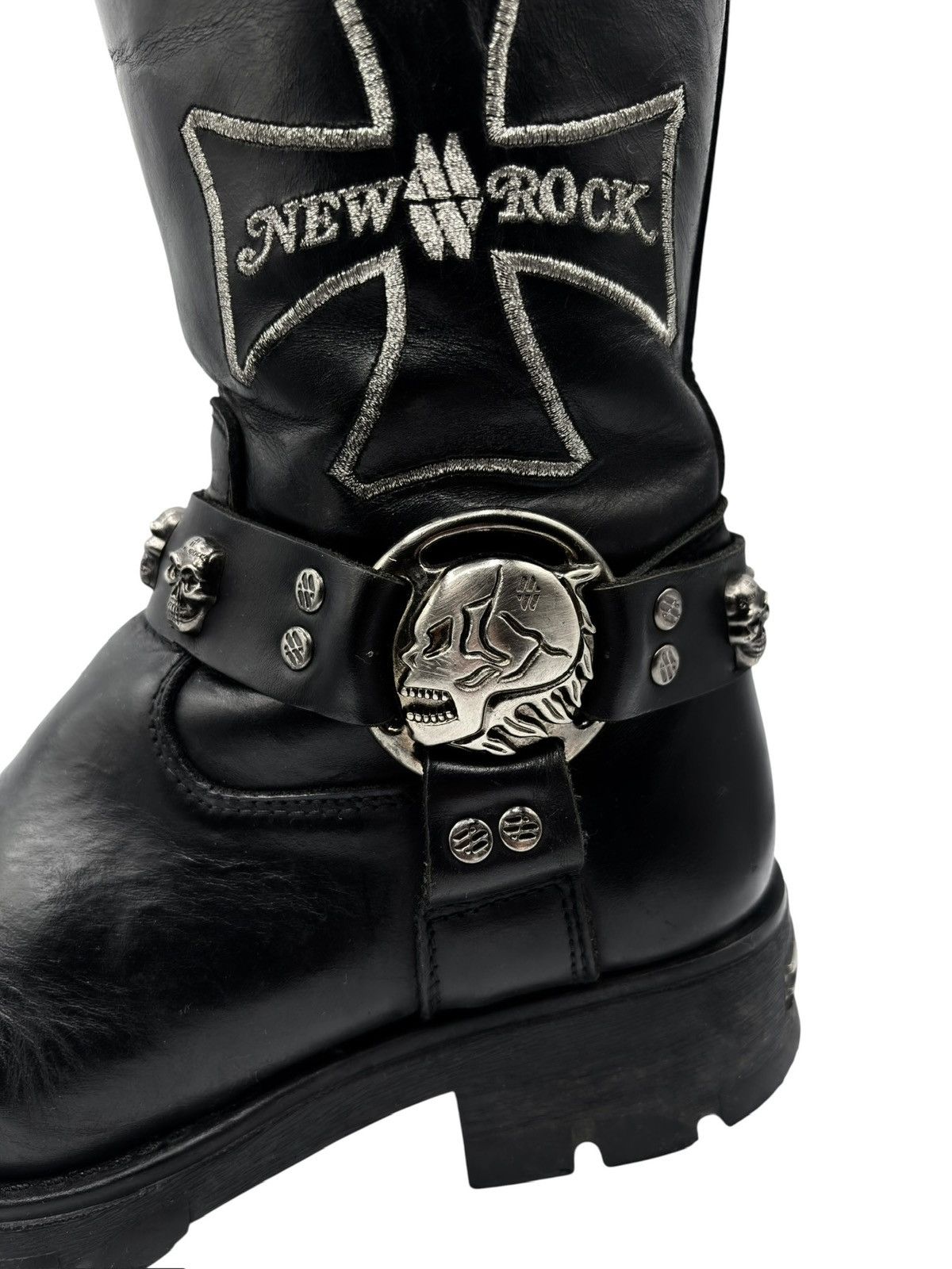 New Rock Vintage New Rock mid-calf biker boots Size 40 Size US 10 / IT 40 - 9 Thumbnail