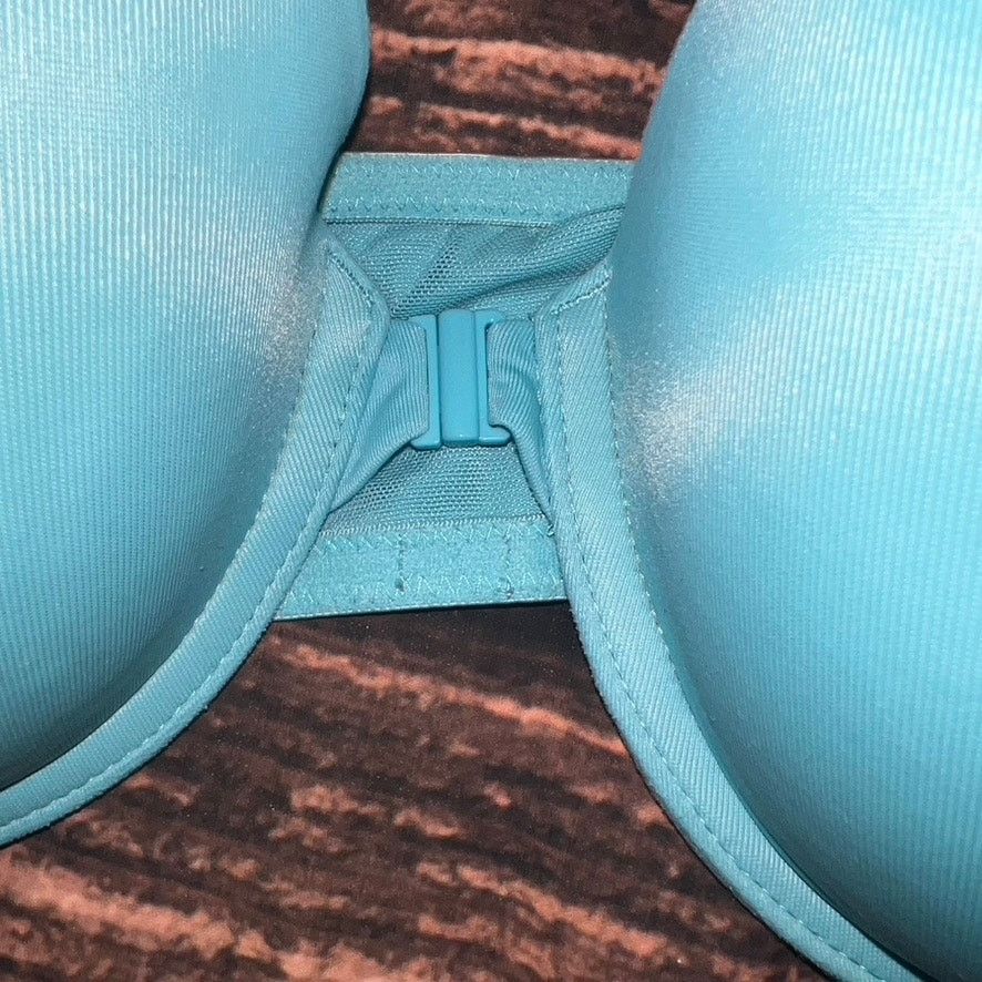 Victoria's Secret Victoria's Secret PINK Push Up Bra 36D Blue Strappy Back Size ONE SIZE - 6 Thumbnail