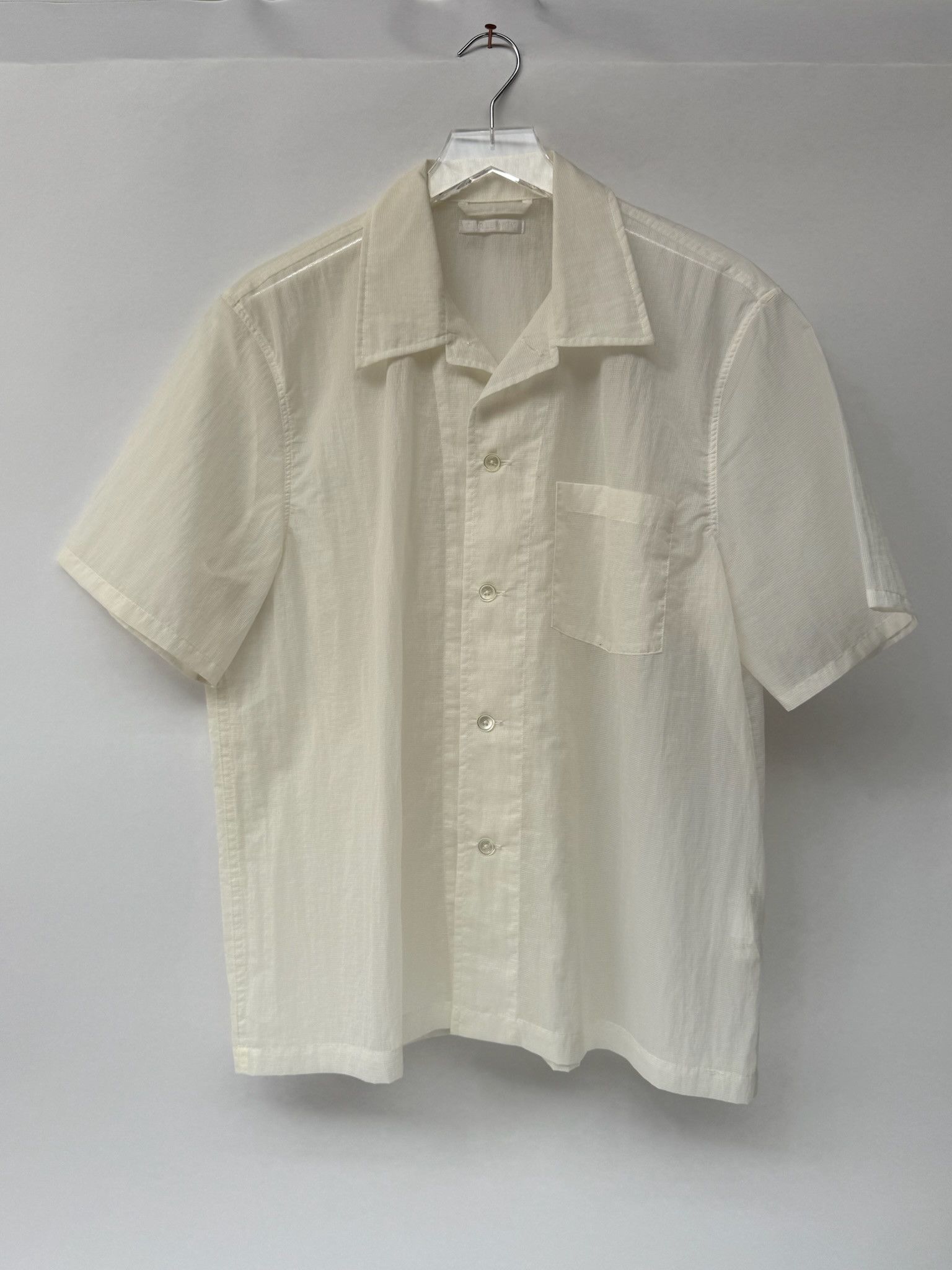 Our Legacy Our Legacy Boxy Short Sleeve White See through | Grailed