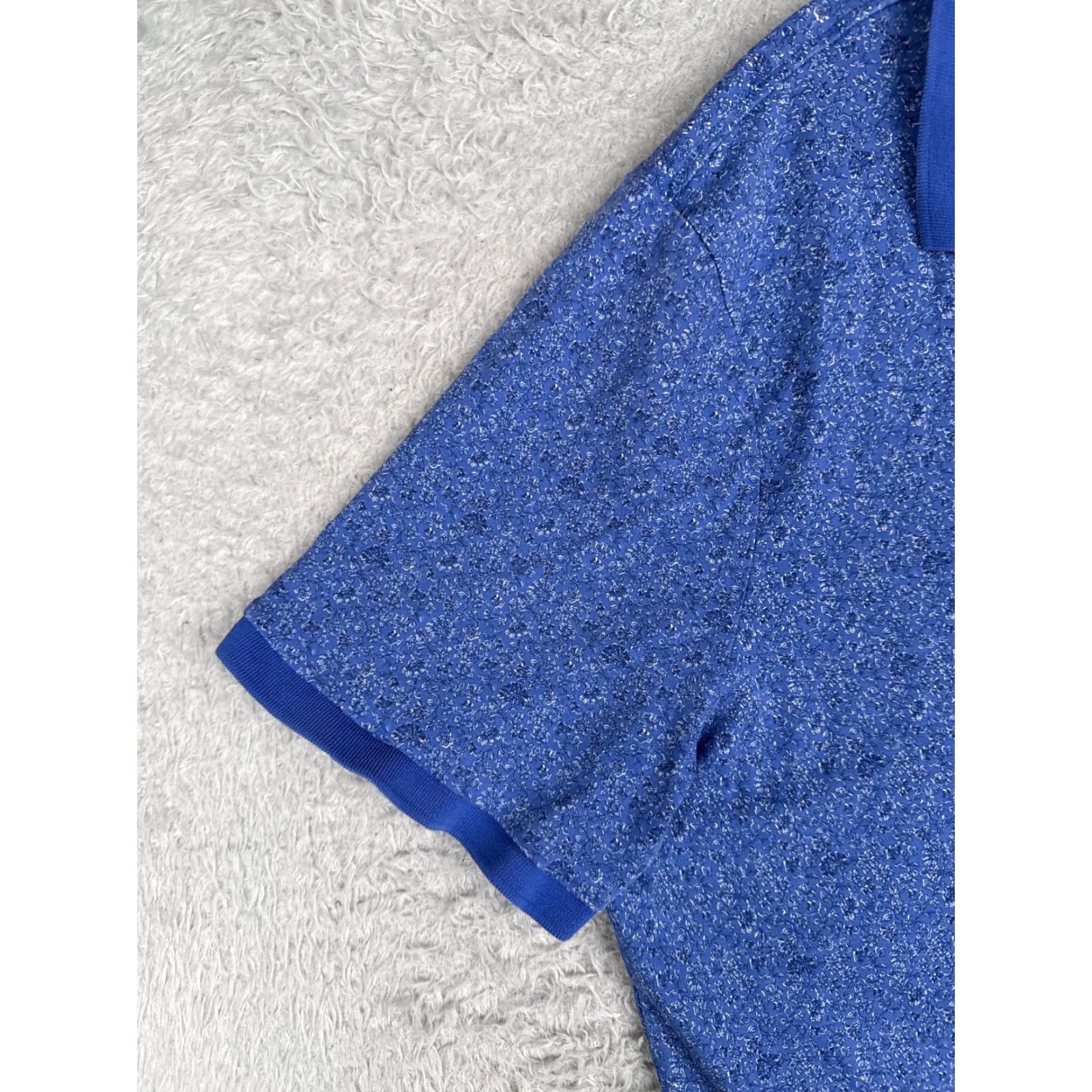 Ralph Lauren Ralph Lauren Polo Shirt Men L Blue Floral Cotton Classic Fit Modern American Sports Mens Size US L / EU 52-54 / 3 - 3 Thumbnail