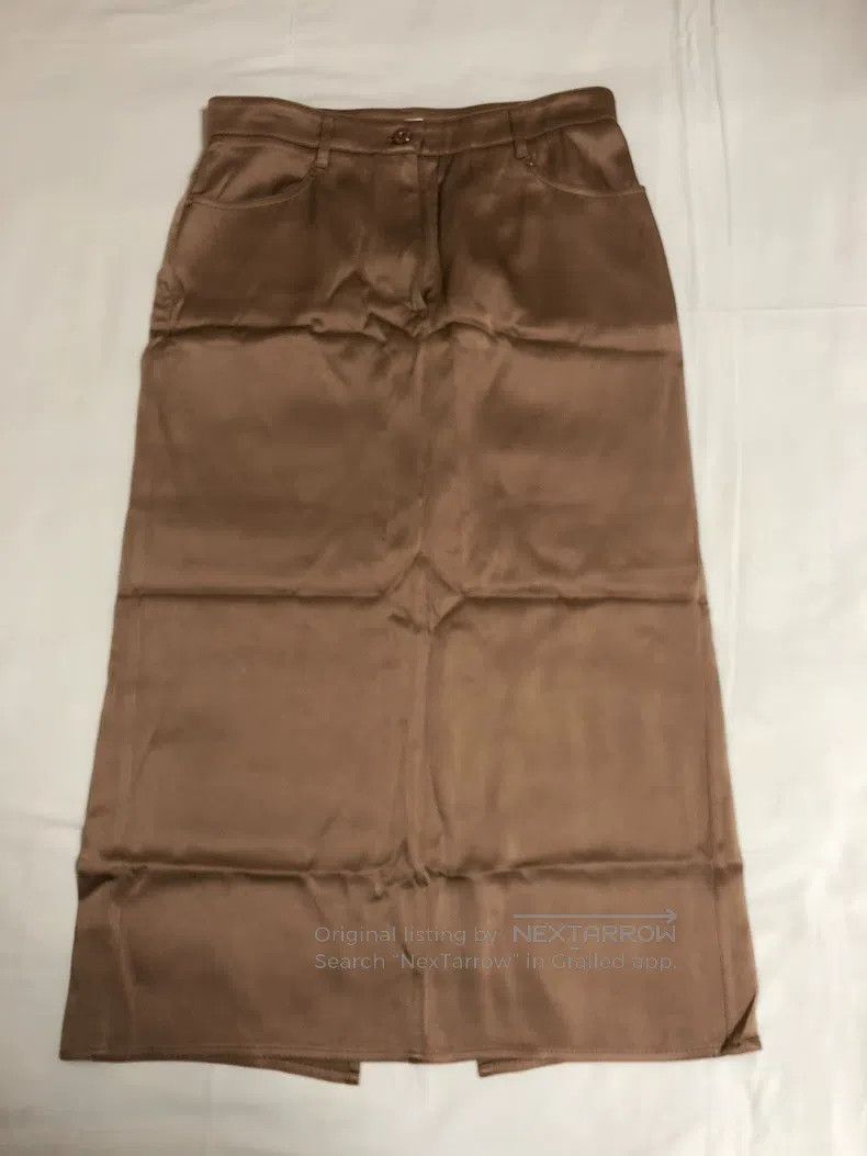 Brunello Cucinelli Brunello Cucinelli Silk Skirt Size 27" / US 4 / IT 40 - 1 Thumbnail
