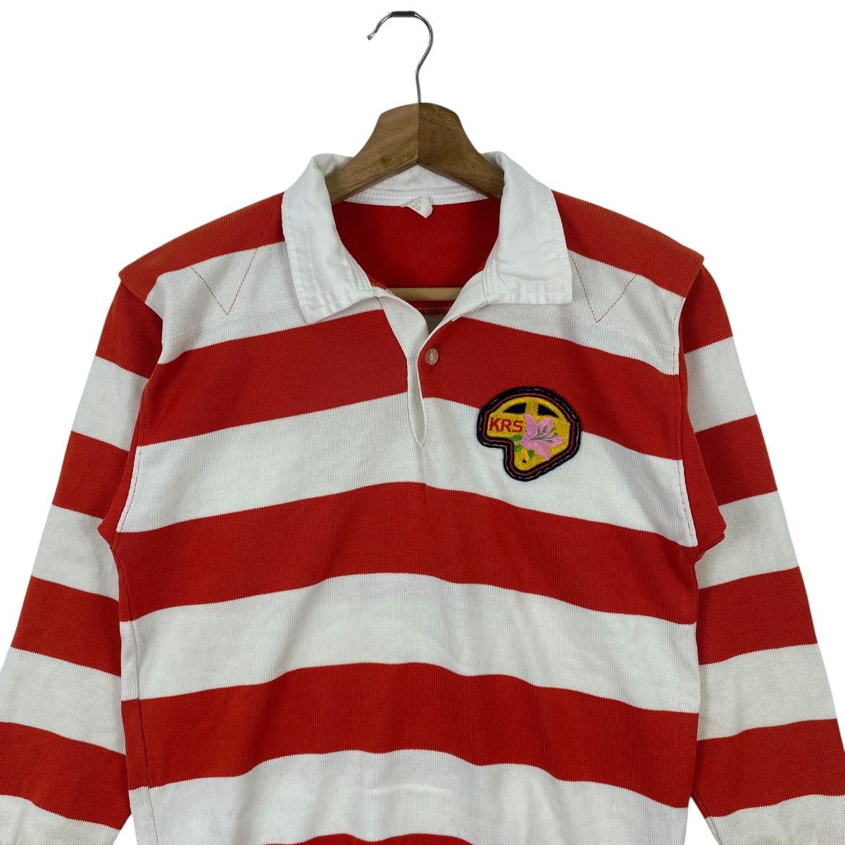Vintage Vintage 80's KRS Original Rugby Wear Convert White Point Size US M / EU 48-50 / 2 - 2 Thumbnail