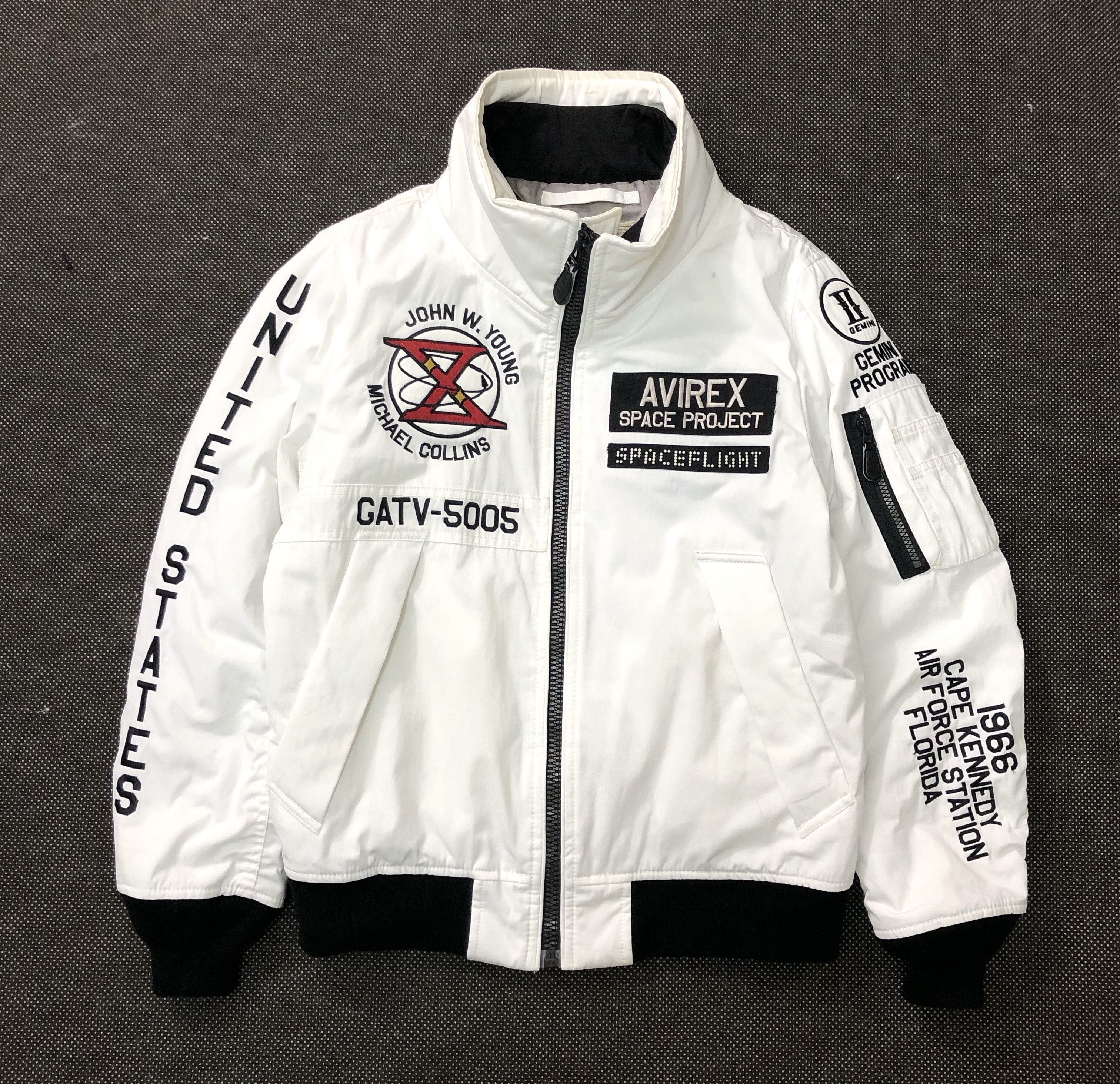 Avirex × Nasa RARE🔥AVIREX GT-10 SPACE WALK MA-1 FLIGHT JACKET | Grailed