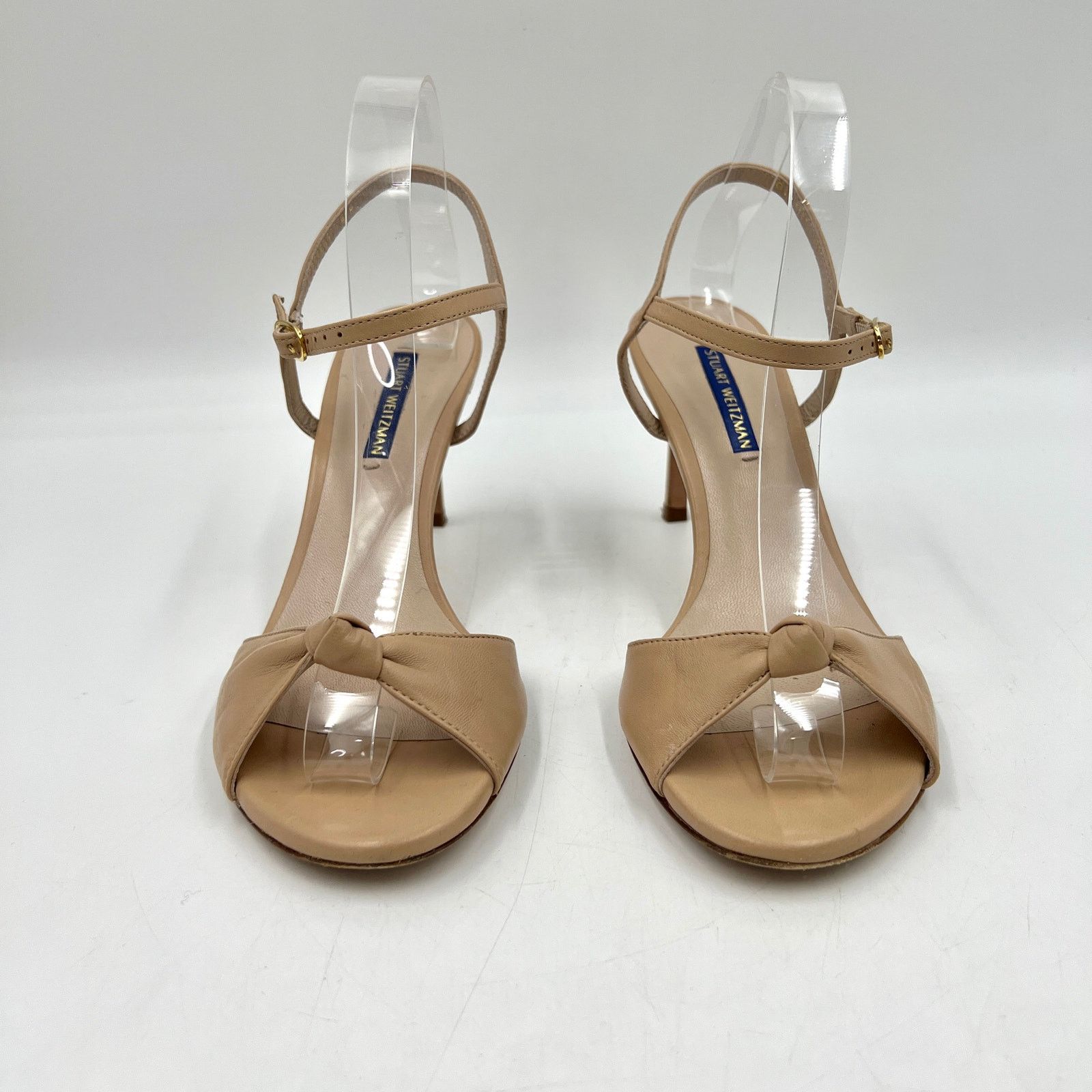 Stuart Weitzman Stuart Weitzman Gloria 80 Nude Stiletto Heels Size US 8.5 / IT 38.5 - 3 Thumbnail