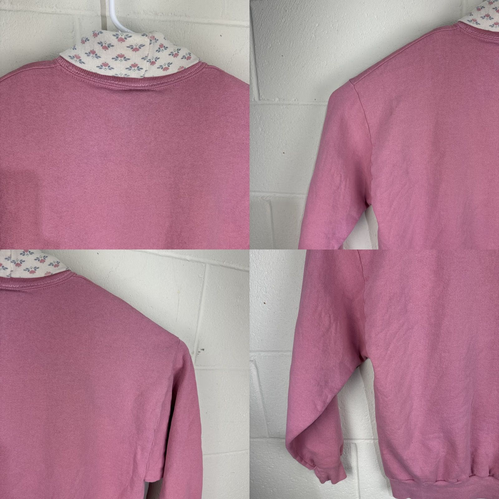 Vintage VINTAGE Gopher Sport Collared Pullover Sweatshirt Women’s USA Heart 80s 90s Retro Pink Long Sleeve Regular L Mens Womens Boys Girls Size L / US 10 / IT 46 - 10 Thumbnail