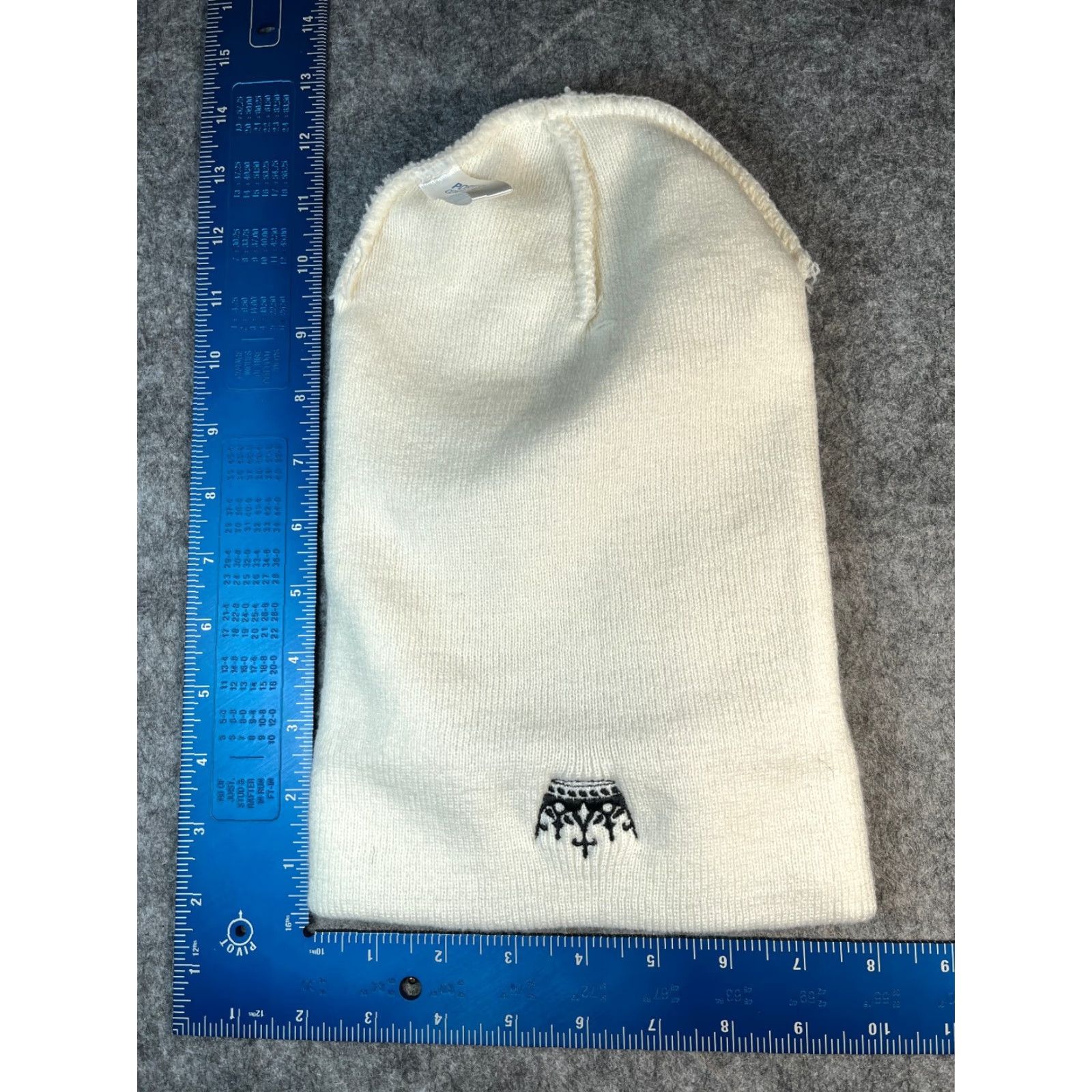 Port & Company Port & Company Team Of Queens Crown Beanie Toque Adult One Size White Knit Acrylic Beanie Womens One Size White Knit Crown Queen Hat/Cap Vintage? No. Size ONE SIZE - 6 Thumbnail