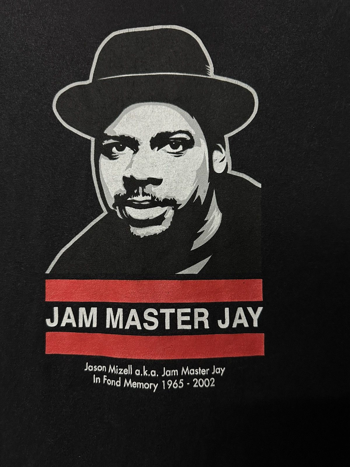 Band Tees × Rap Tees × Vintage Vintage Jam Master Jay Run Dmc Sun Faded Tee Size US XL / EU 56 / 4 - 2 Thumbnail