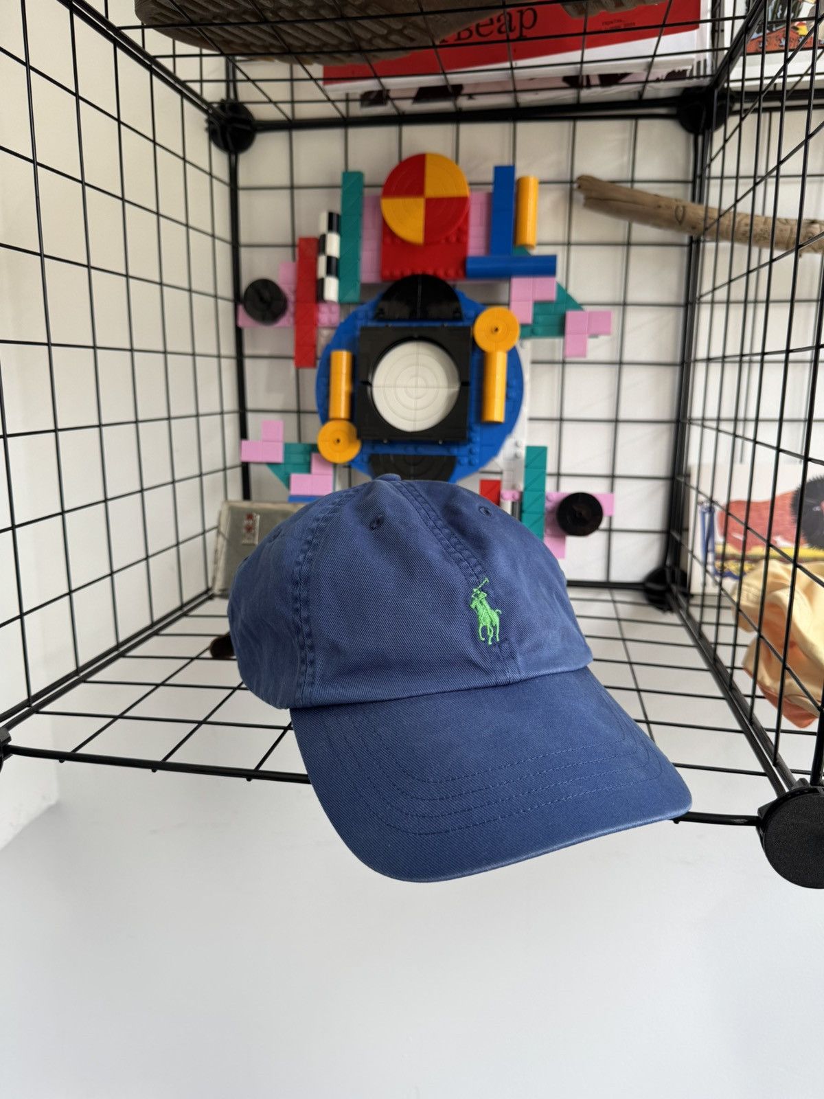 Polo Ralph Lauren Vintage Polo Ralph Lauren Navy Blue Cap Size ONE SIZE - 1 Thumbnail