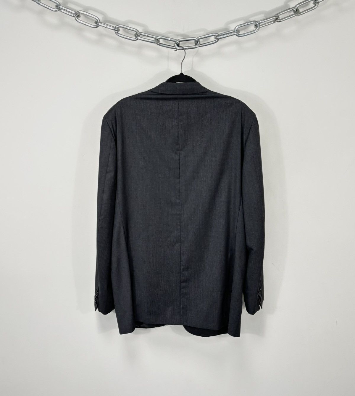Caruso Raffaele Caruso Loro Piana Wool Men’s Gray Blazer Jacket Size 46L - 3 Thumbnail