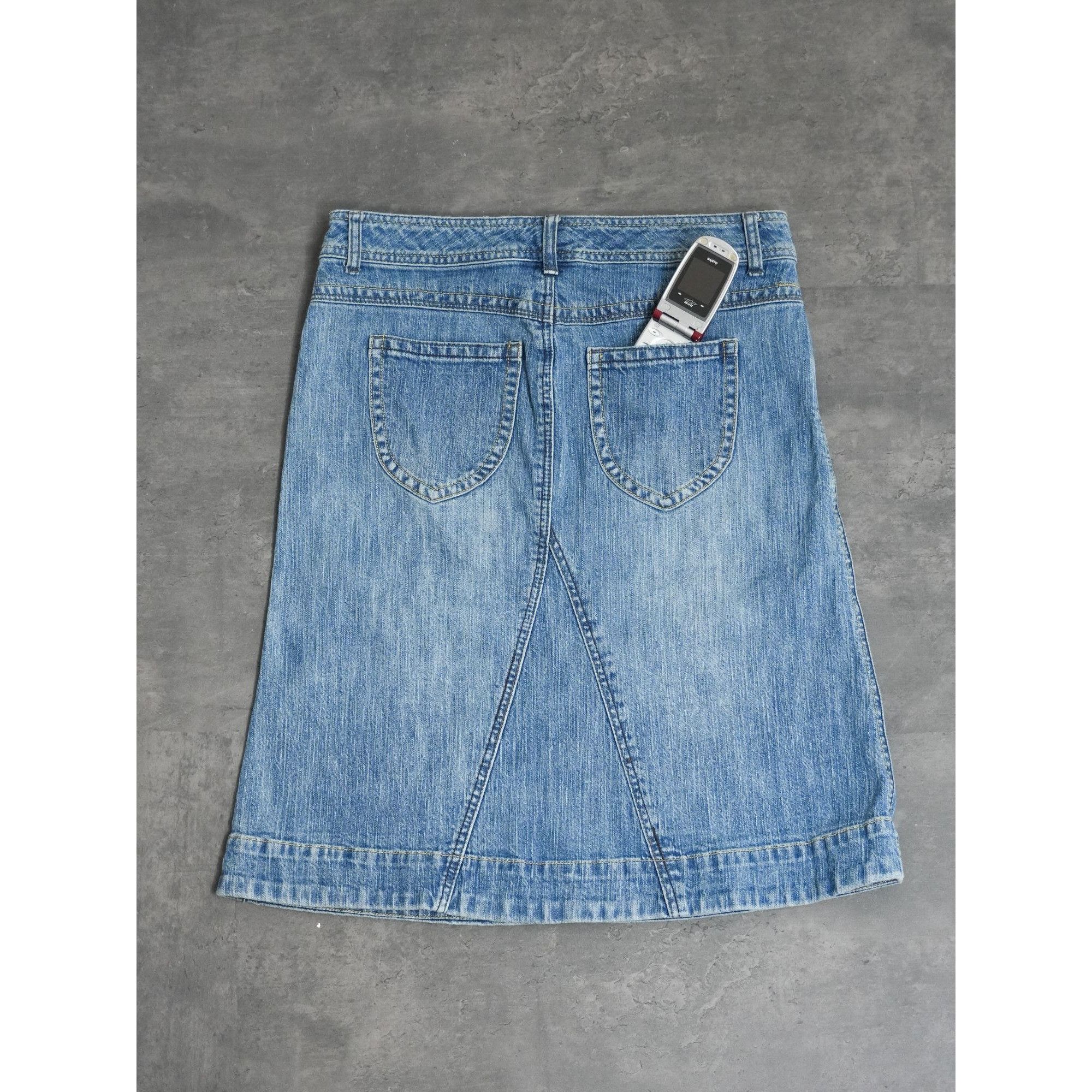 Other Y2k Smart Set Denim Skirt Size 32" / US 10 / IT 46 - 2 Thumbnail