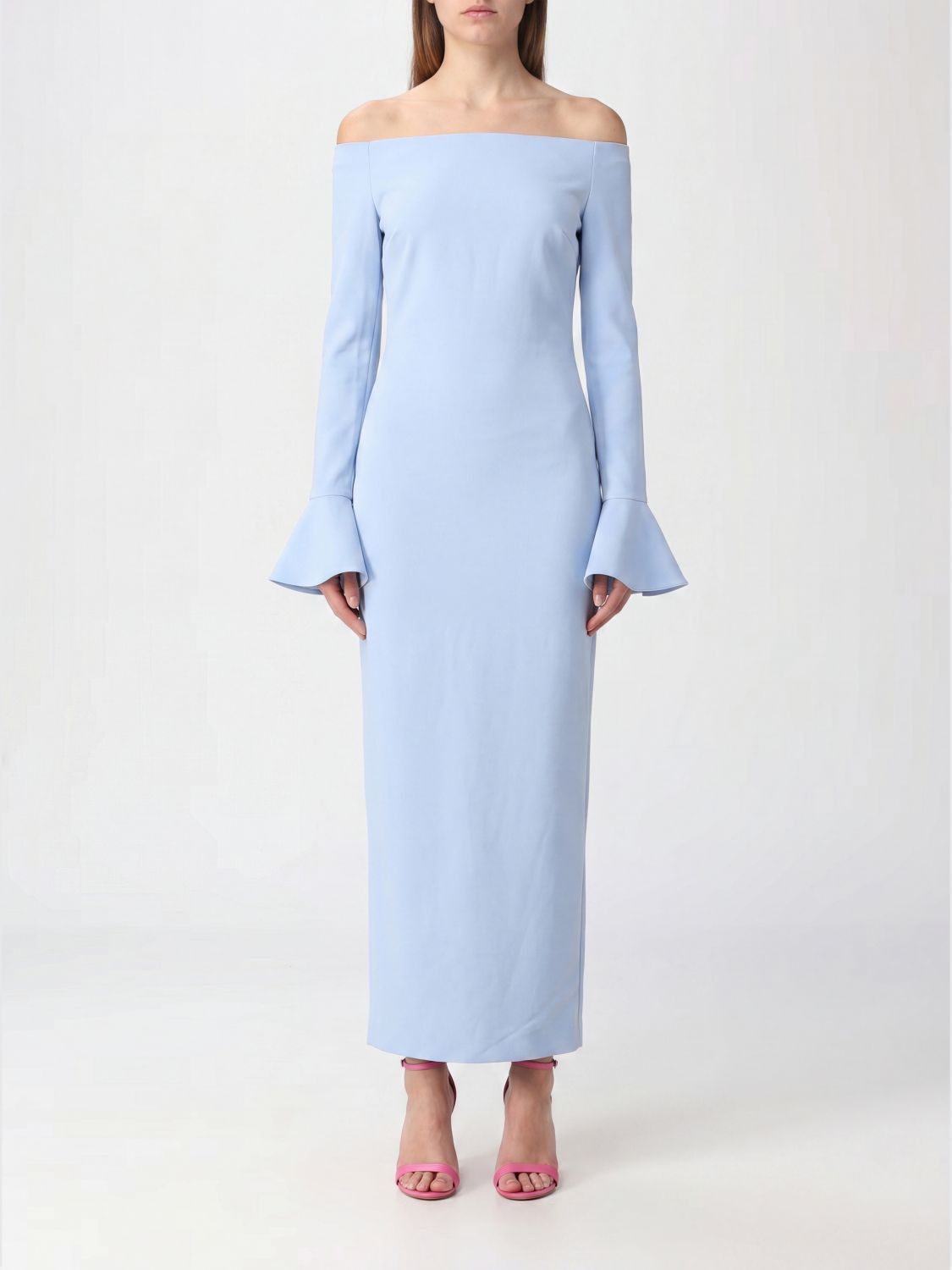 Solace London Dress Woman Gnawed Blue, Women's