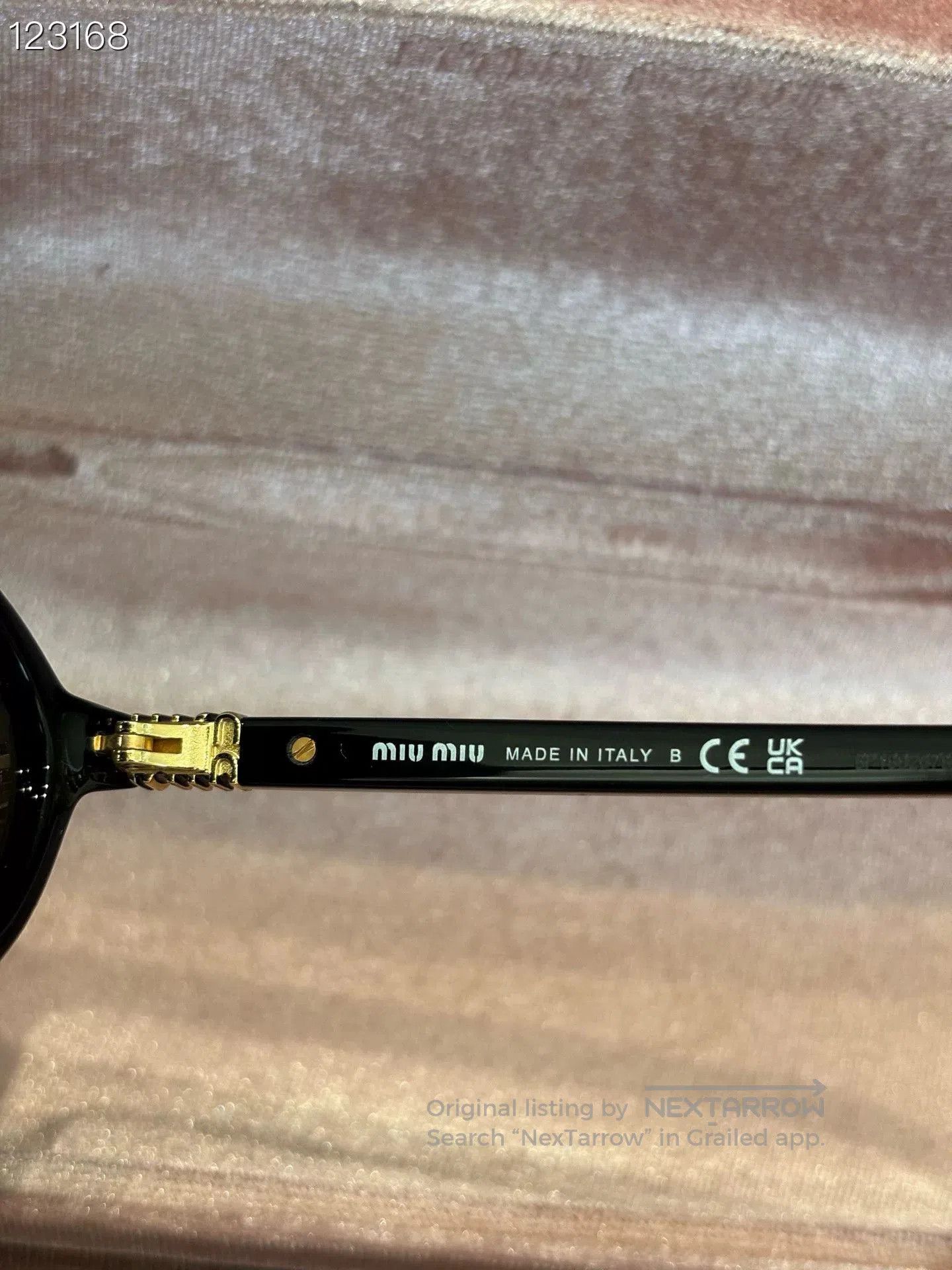 Miu Miu Miu Miu Retro Small Frame Sunglasses. Size ONE SIZE - 4 Thumbnail