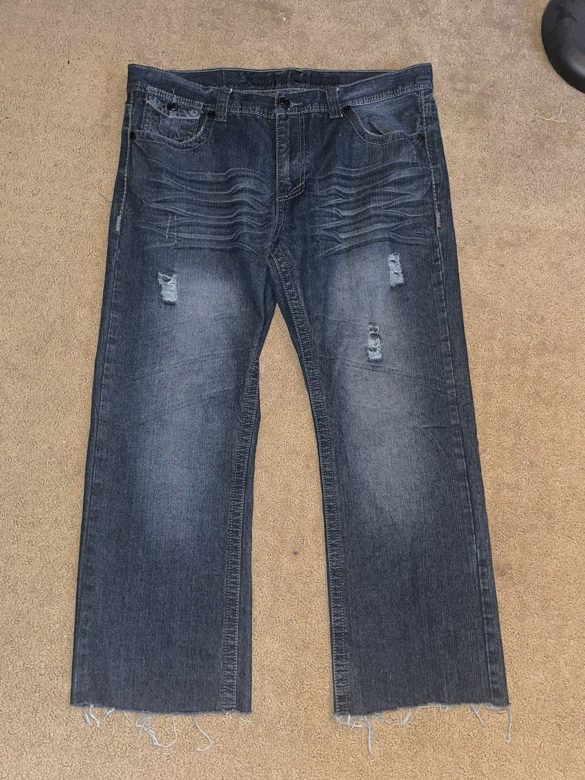 Affliction Black bootcut xtreme couture / affliction jeans Size US 36 / EU 52 - 1 Thumbnail
