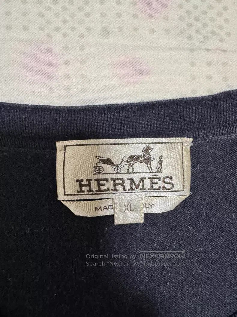 Hermes Hermes Cashmere Sweater, Embroidered Pattern Size US XL / EU 56 / 4 - 7 Thumbnail