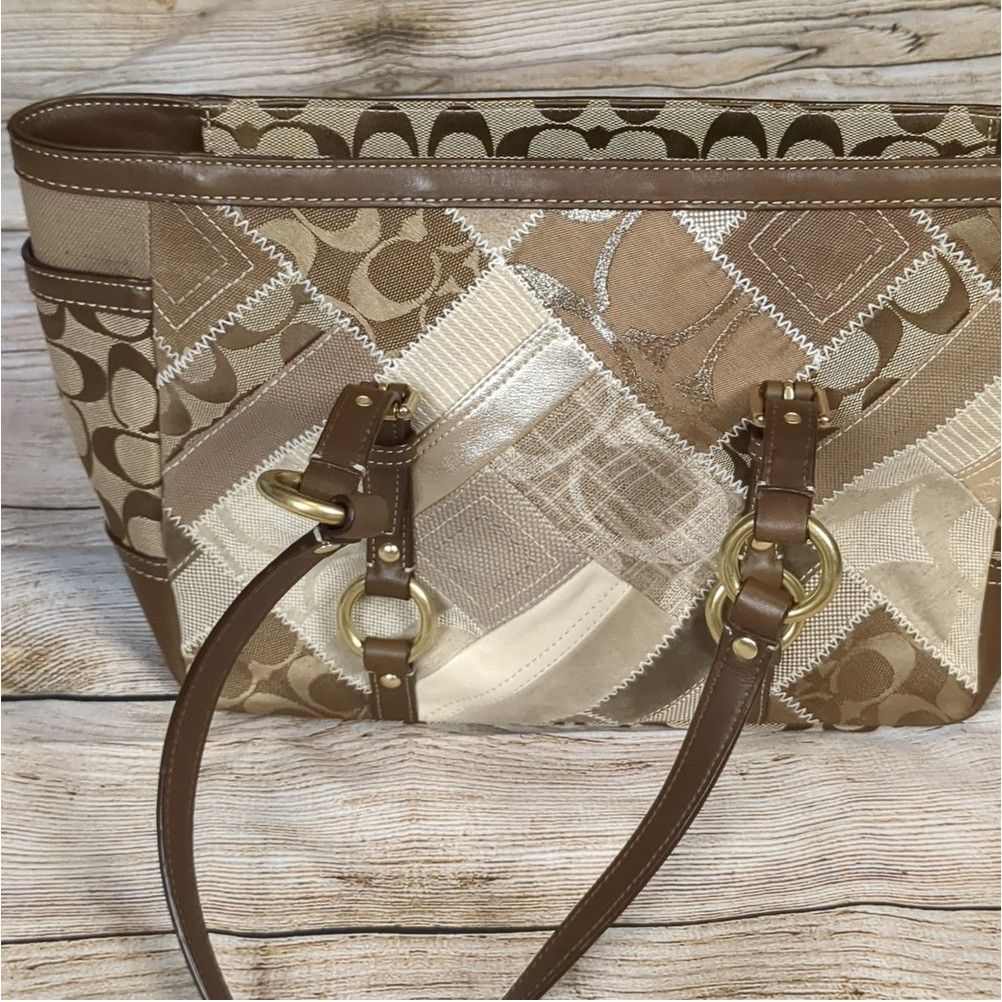 Coach Coach gallery patchwork tote handbag Size ONE SIZE - 7 Thumbnail