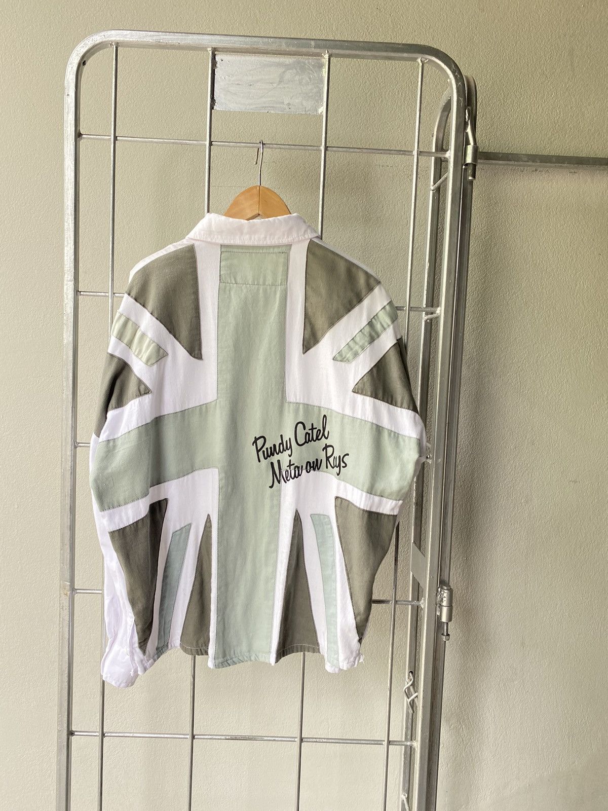Designer × Japanese Brand Maison Gilfy punk Union Jack patch shirt Size L / US 10 / IT 46 - 12 Thumbnail