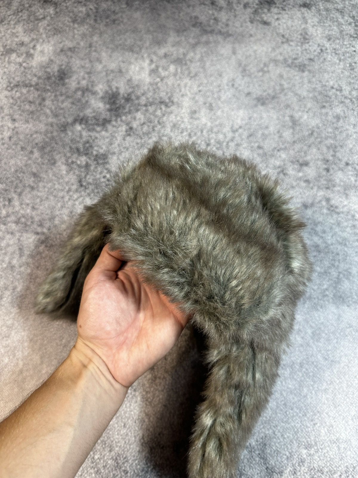 Other Y2K Vintage Avant Garde Fur Hat Ushanka Streetwear Rare Alt Size ONE SIZE - 2 Thumbnail
