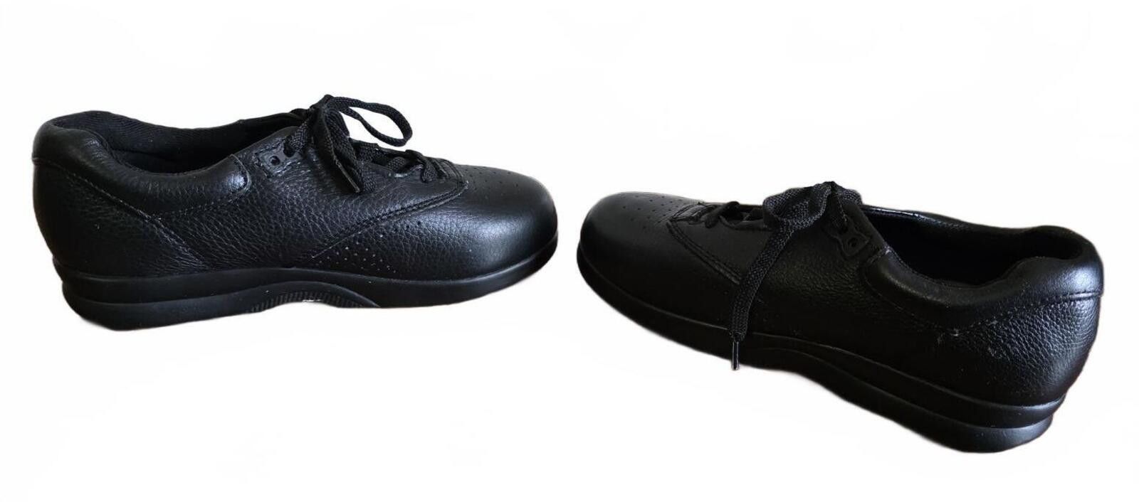 Supreme Supremes Black Leather Upper Comfort Walking Shoes Size 7WW Size US 7 / IT 37 - 9 Thumbnail
