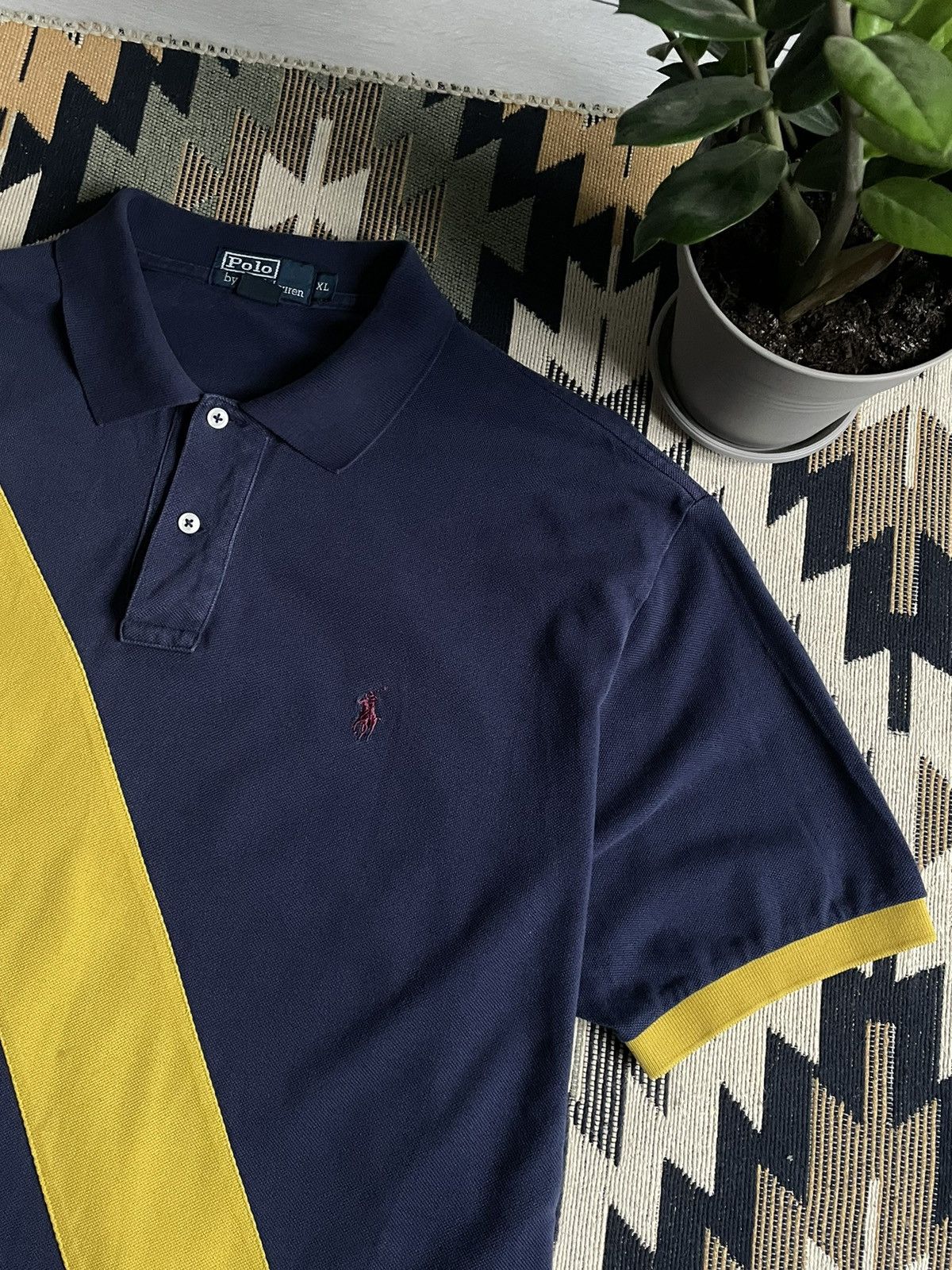 Vintage Vintage Polo Ralph Lauren Big Logo T-shirt Size US XL / EU 56 / 4 - 6 Thumbnail