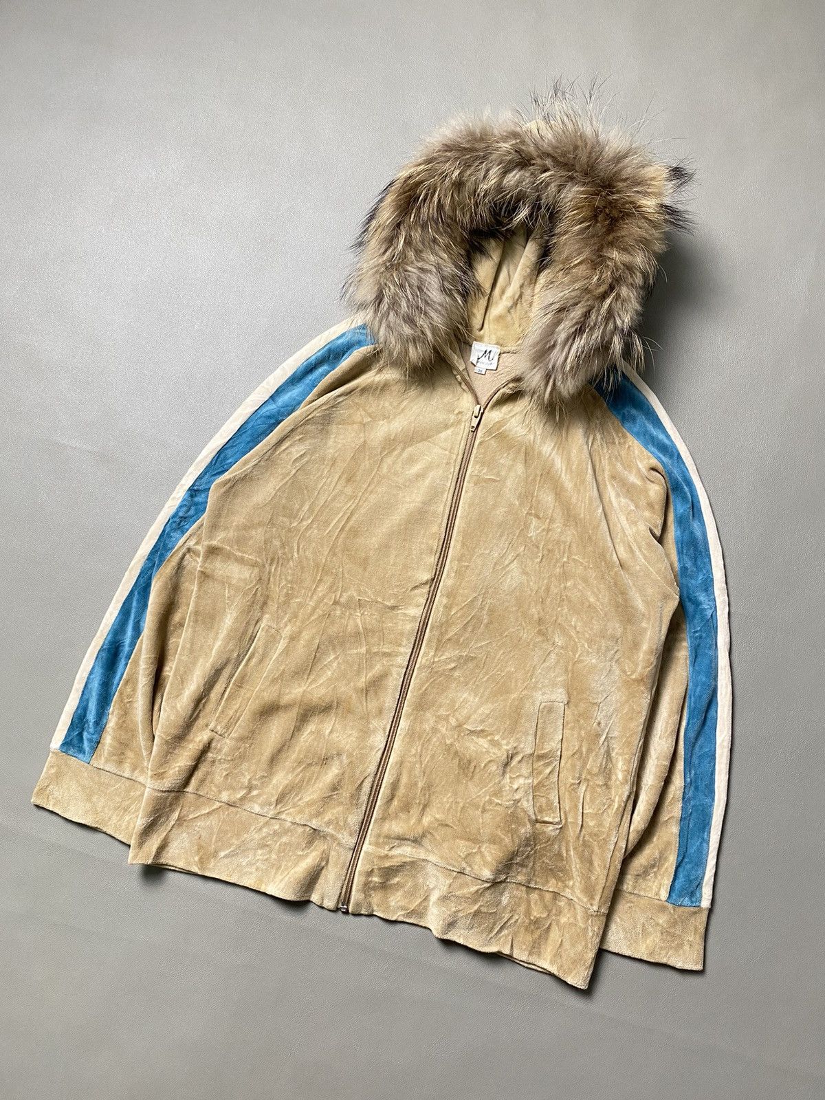 Hysteric Glamour × If Six Was Nine × Le Grande Bleu (L.G.B.) Mejsetic Legon Velvet Faux Fur Hoodie Size US M / EU 48-50 / 2 - 2 Thumbnail