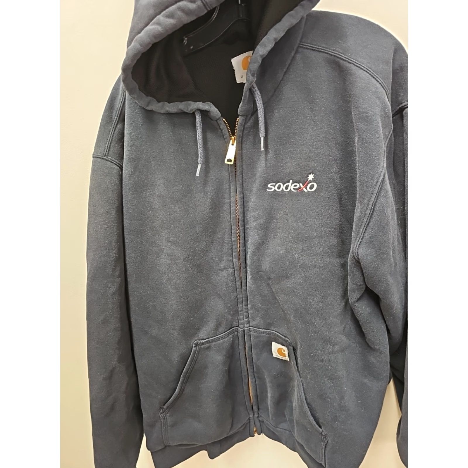 Carhartt Carhartt Rain Defender Hoodie Mens XL Blue Full Zip Thermal Lined Size US XL / EU 56 / 4 - 4 Thumbnail
