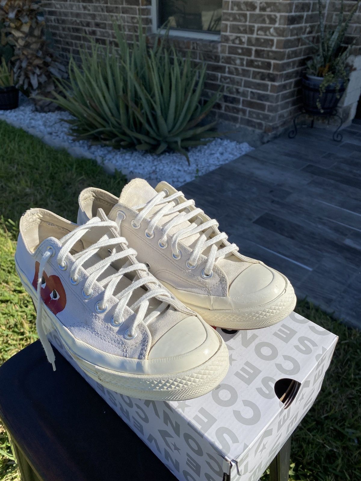 CDG by Comme des Garcons CDG CONVERSE *WITH BOX* Size US 9 / EU 42 - 5 Thumbnail