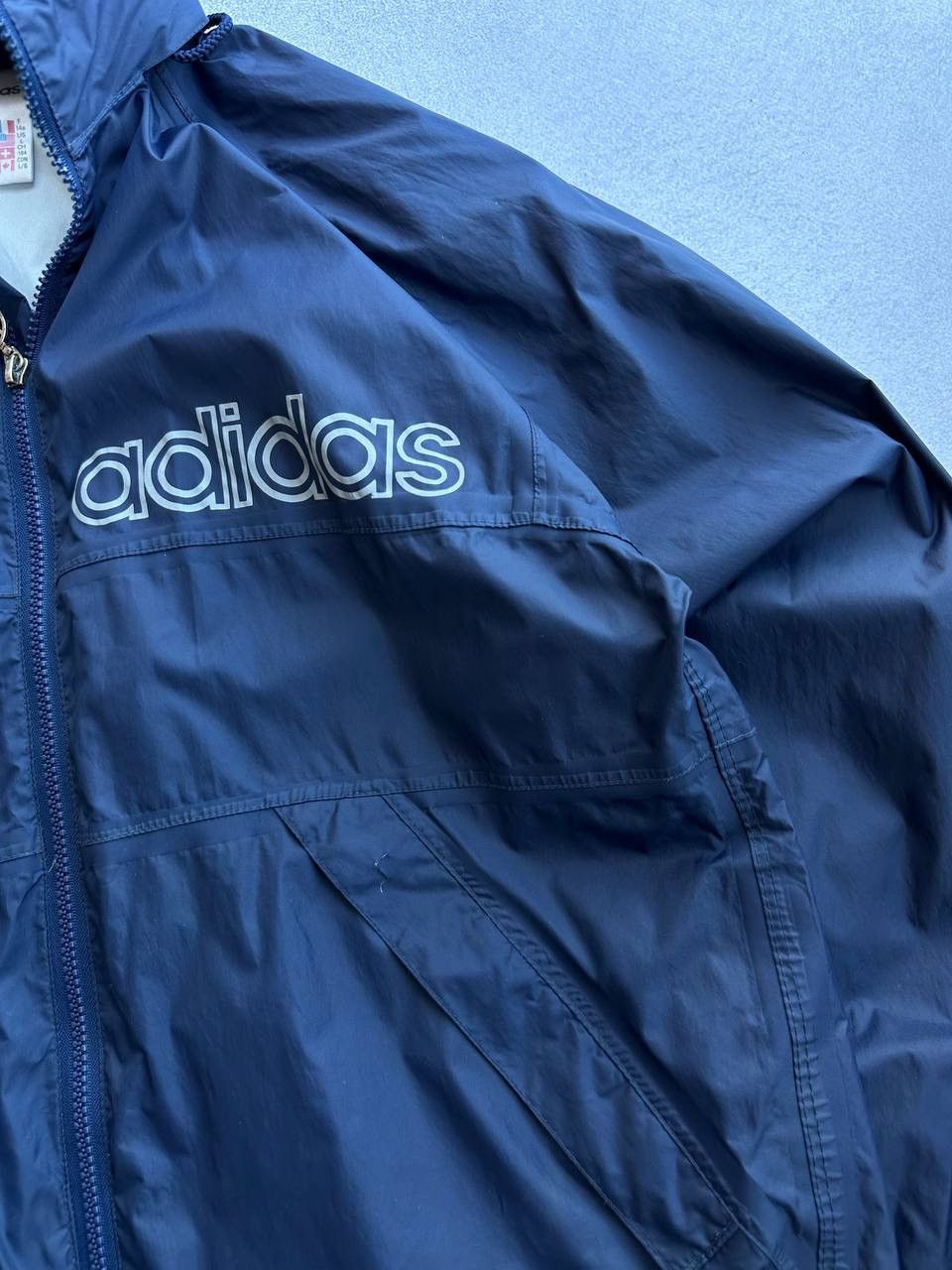Adidas Vintage Adidas Nylon 90s Big Logo Jacket Size US S / EU 44-46 / 1 - 10 Thumbnail