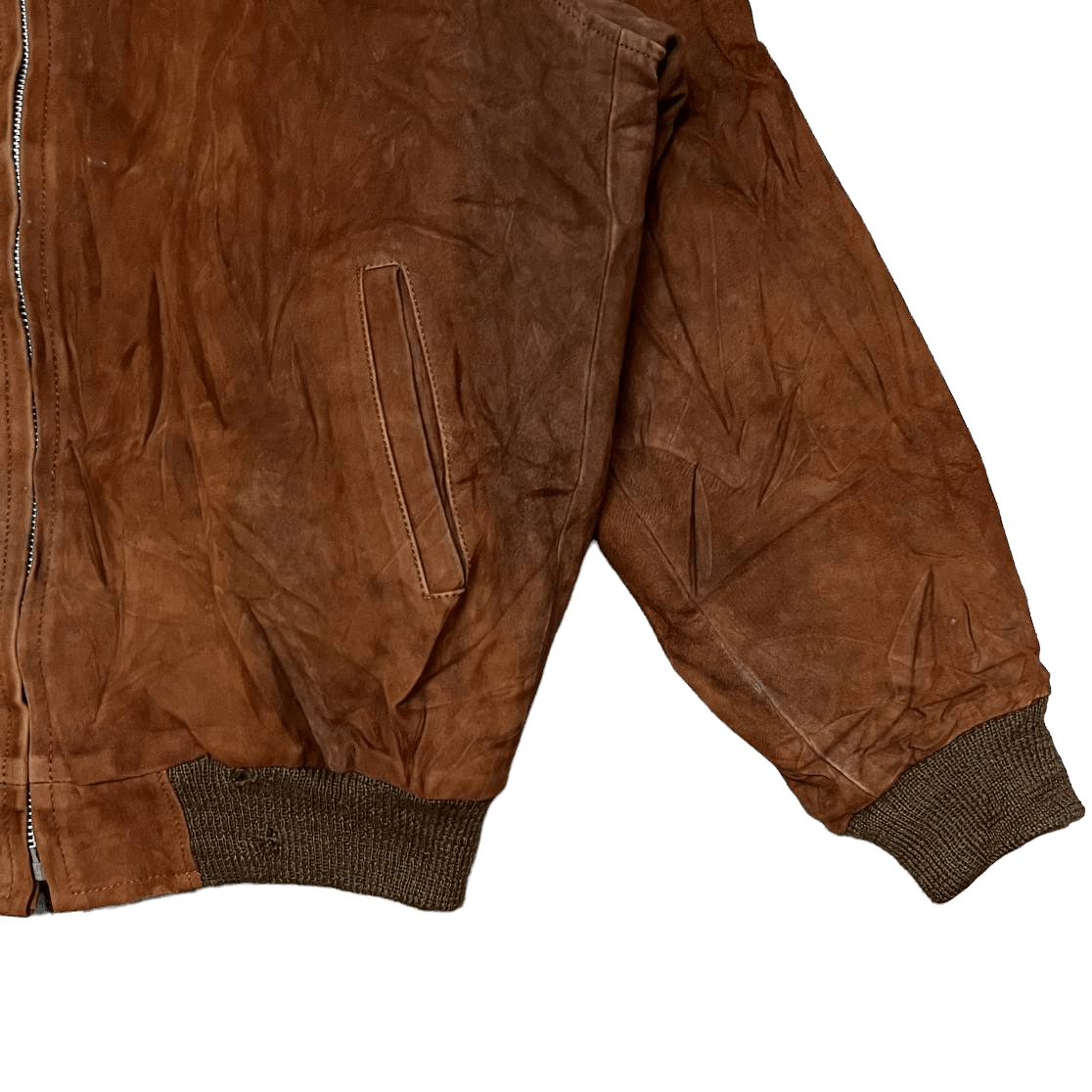 Japanese Brand Vintage Japanese Brand Leather Bomber Jacket Size US L / EU 52-54 / 3 - 4 Thumbnail