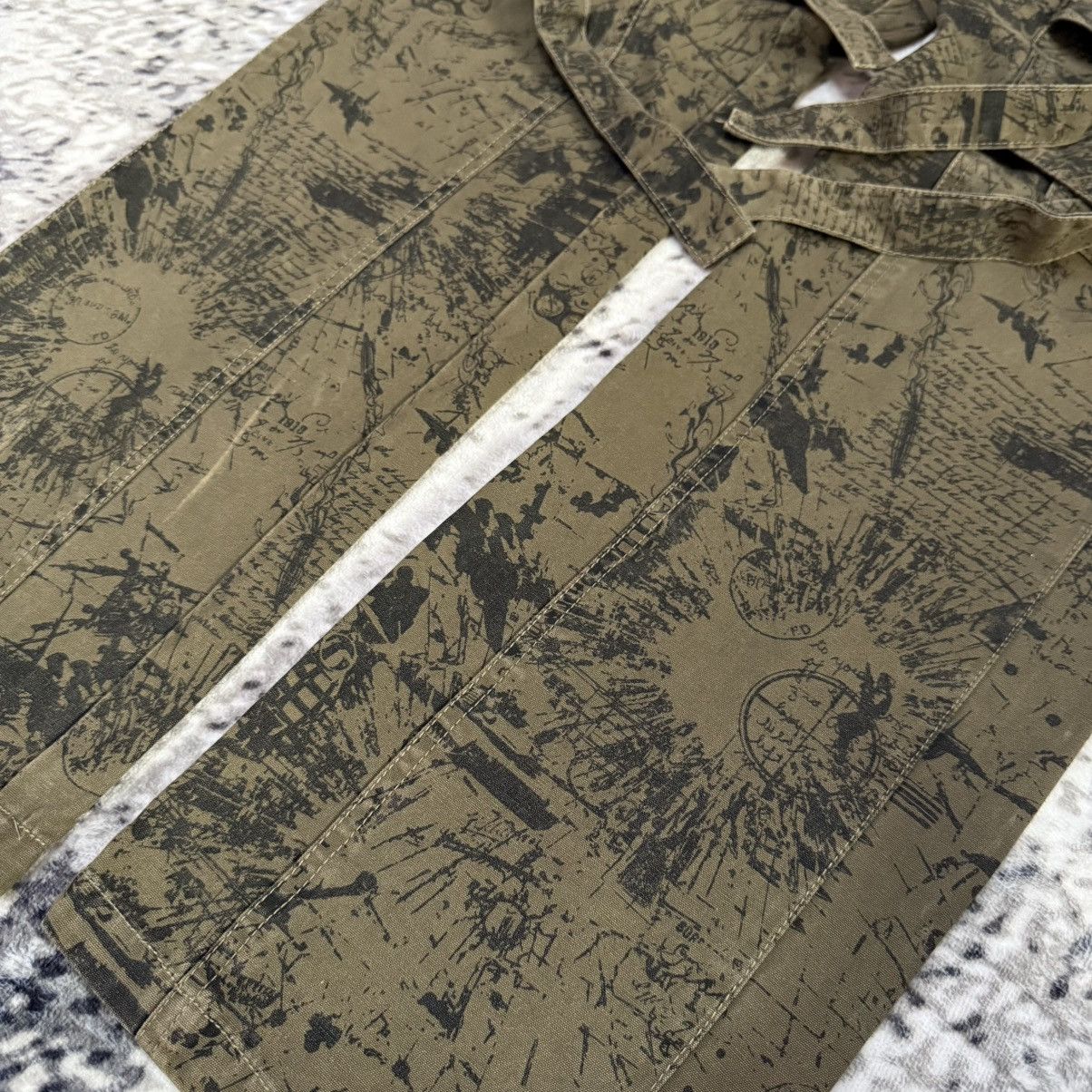 Japanese Brand Risefire Designer Technical Dept Japan Bondage Cargo Pants Size US 30 / EU 46 - 7 Thumbnail