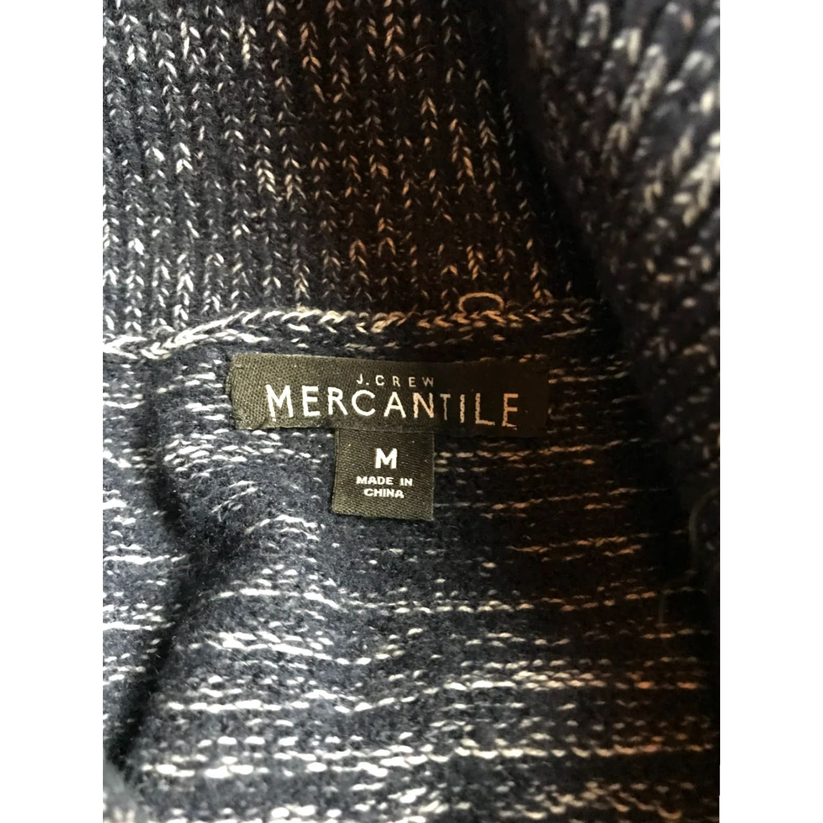 J.Crew J.CREW SweatER Womens Size M Blue Gray Turtleneck Pullover Regular Knit Pullover SweatER Size M / US 6-8 / IT 42-44 - 5 Thumbnail
