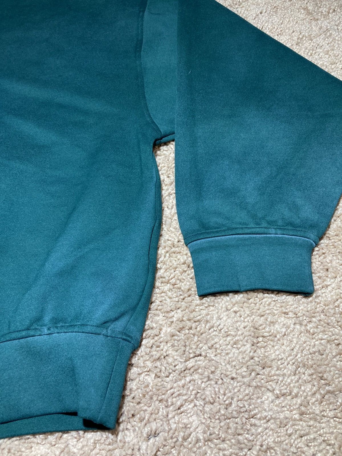 Willy Chavarria Willy Chavarria Cropped Boxy Sweatshirt Forest Green M 2020 Size US M / EU 48-50 / 2 - 3 Thumbnail