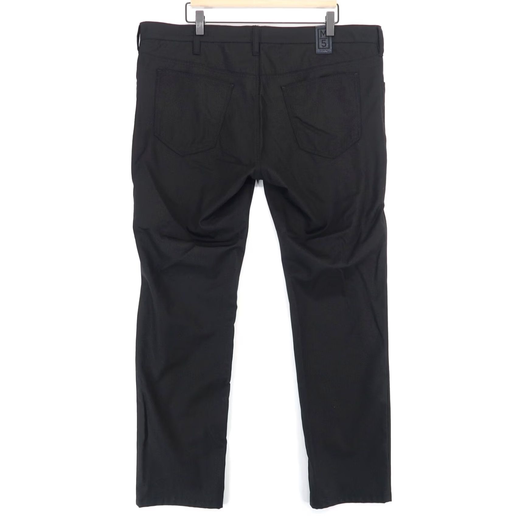 Vintage Meyer Slim Pants Mens Black Wool Blend Stretch Chino Five Pocket 40x32 Size US 40 / EU 56 - 2 Thumbnail