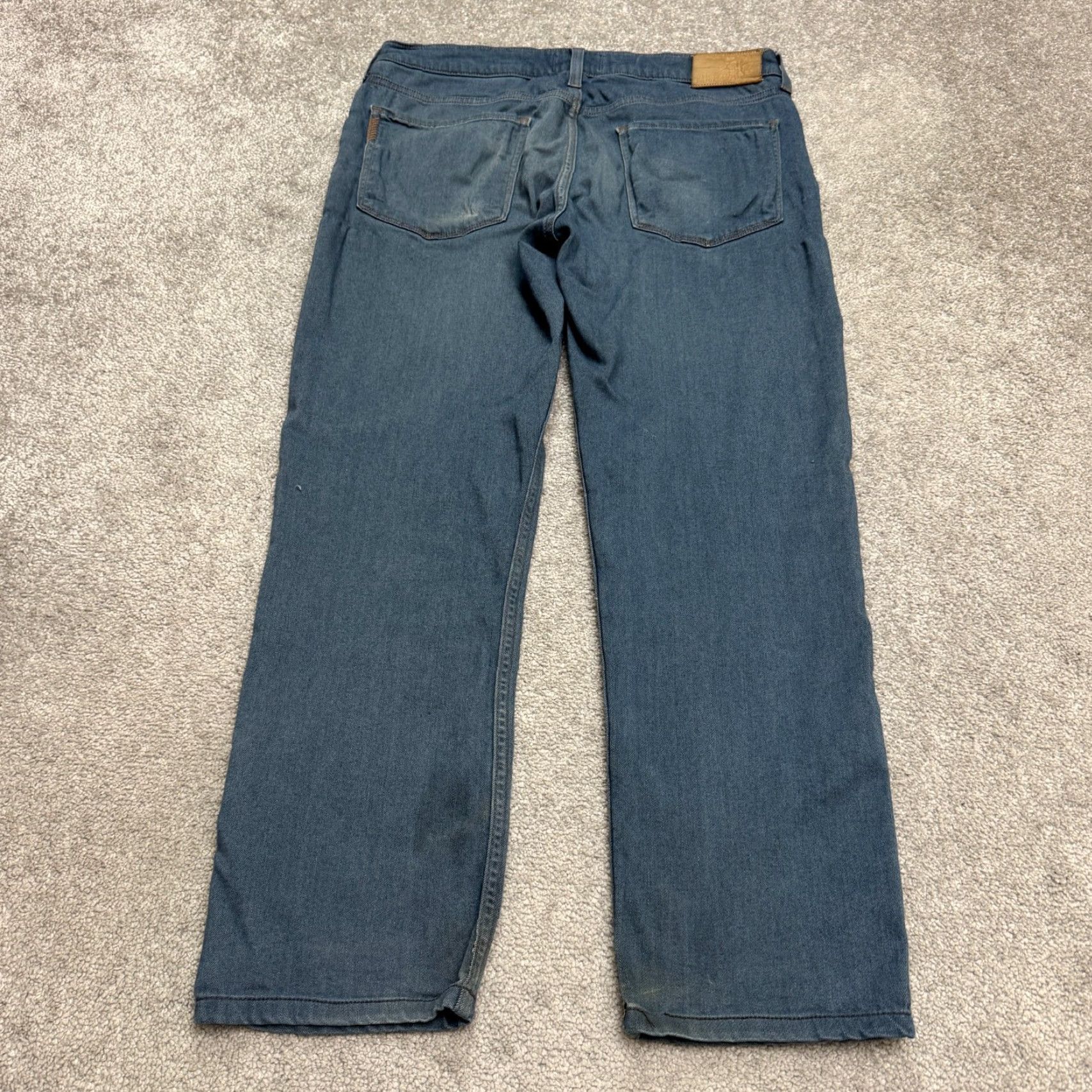 Paige Paige Lennox Jeans Mens 34x27 Blue Slim Straight Stretch Casual Size US 34 / EU 50 - 2 Thumbnail