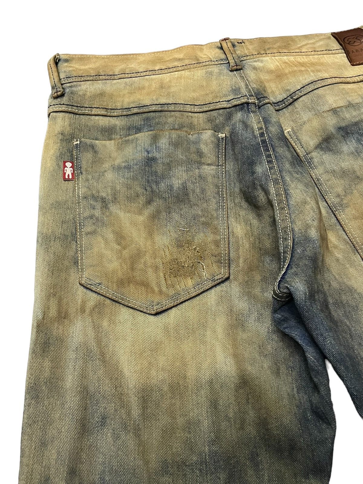 Japanese Brand × semanticdesign Sarada Japan Boro knee Patch Work Mud Wash Crotch Jeans Size US 30 / EU 46 - 14 Thumbnail