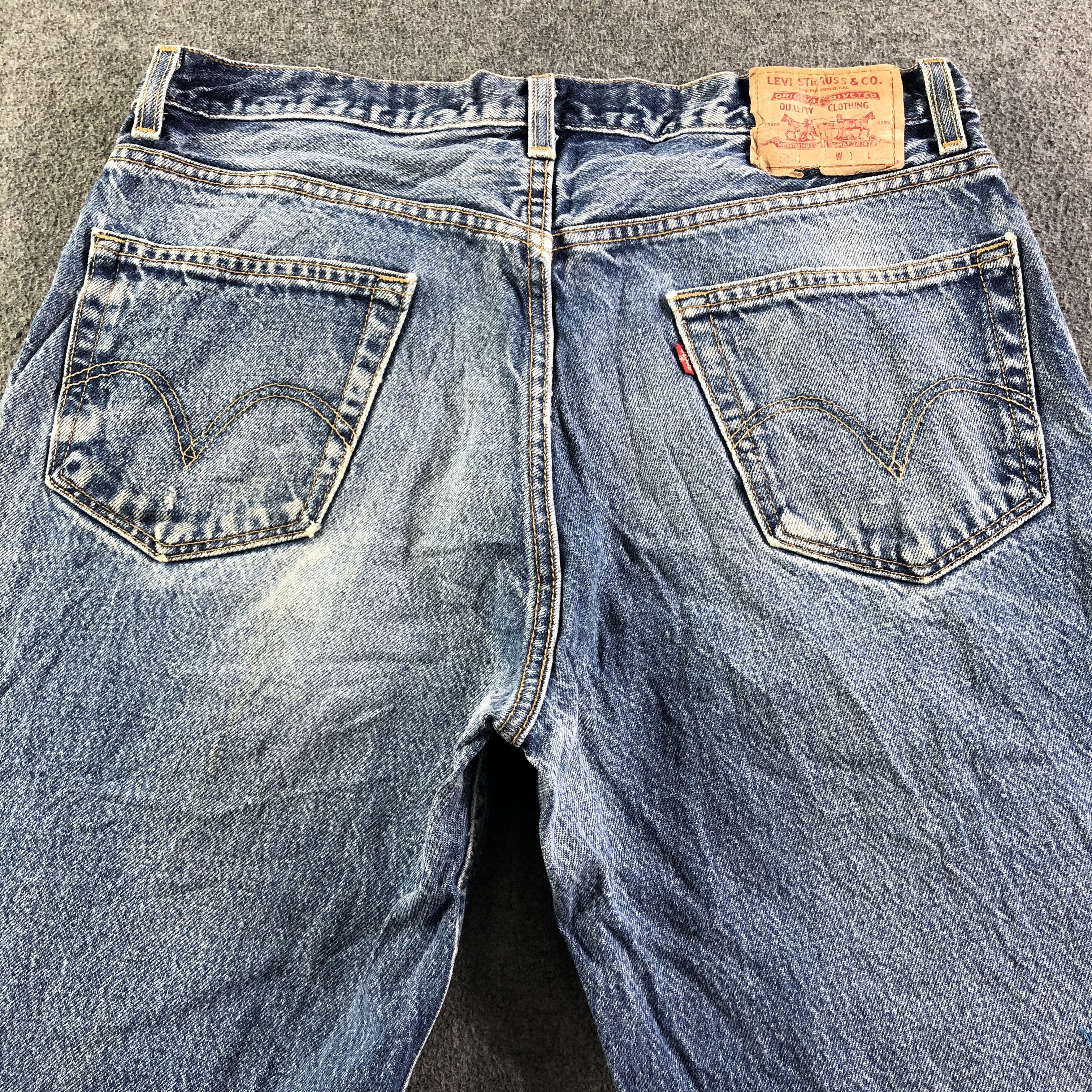 Levi's Vintage Blue Wash Levis 550 Jeans-J3201 Size US 36 / EU 52 - 4 Thumbnail