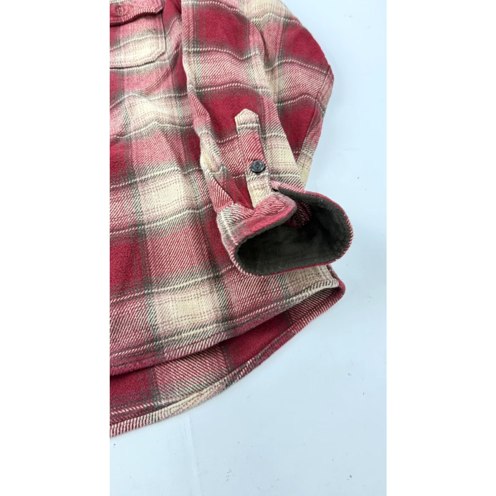 Orvis VINTAGE Orvis Flannel Shirt Mens Large Red Plaid Outdoor Collection Cotton Button Front Size US L / EU 52-54 / 3 - 3 Thumbnail