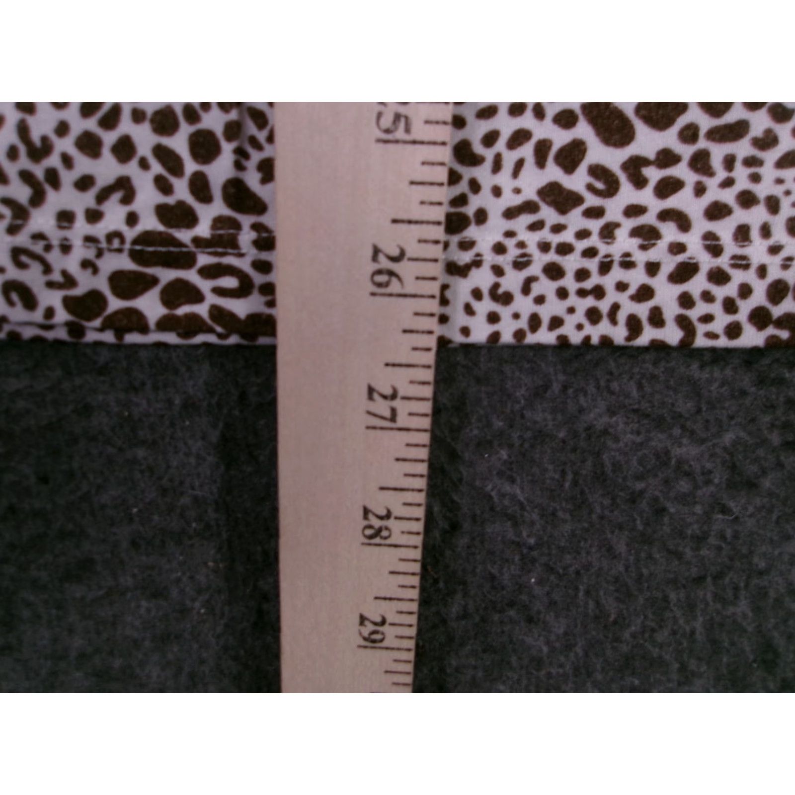 Lands' End Lands' End Plus Size 1X Brown Leopard Print Long Sleeve Crewneck Blouse Women Size XL / US 12-14 / IT 48-50 - 5 Thumbnail