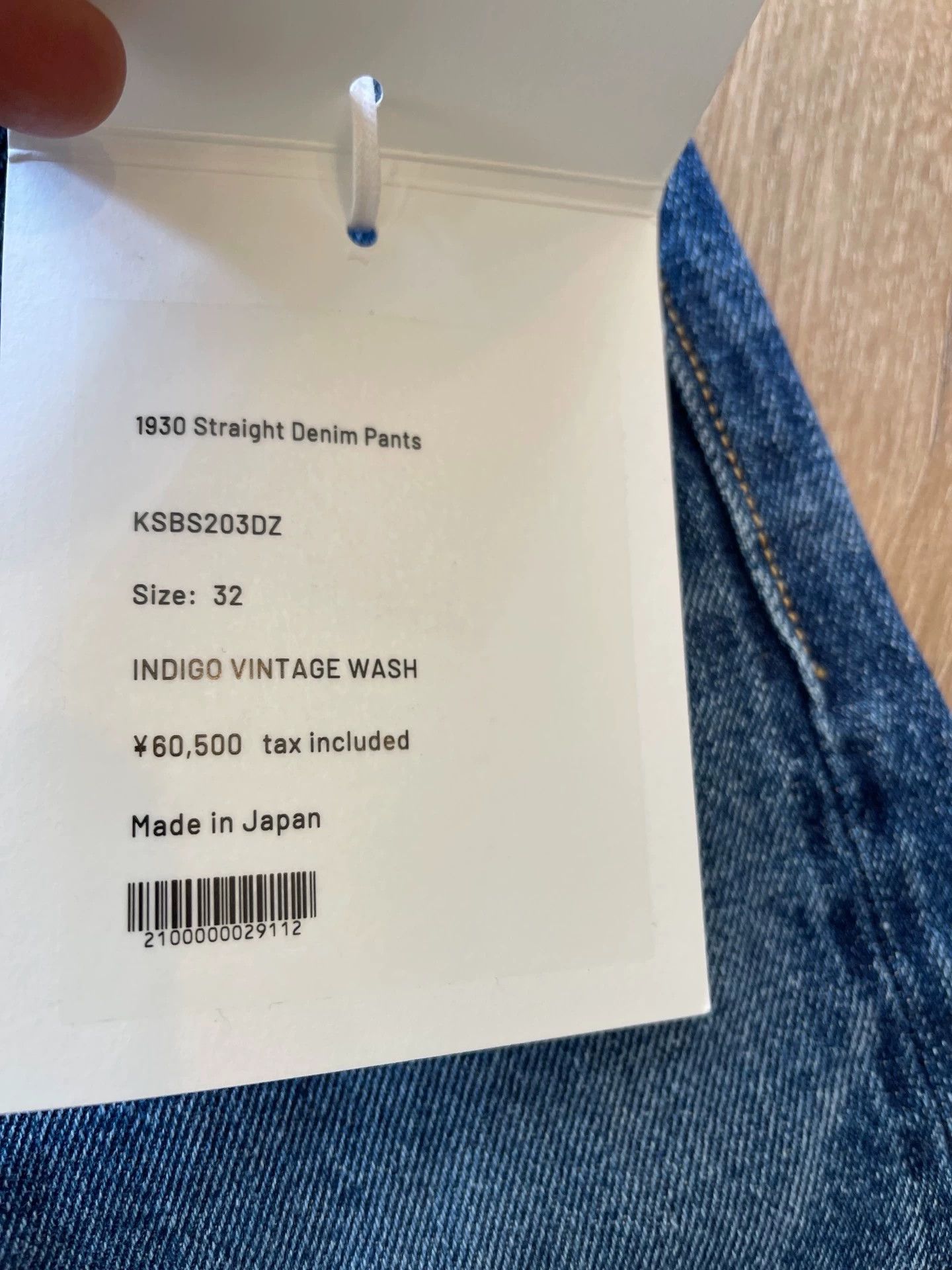 Kaptain Sunshine KAPTAIN SUNSHINE 24AW 1930 Jpn Straight Denim Wash Size US 32 / EU 48 - 5 Thumbnail