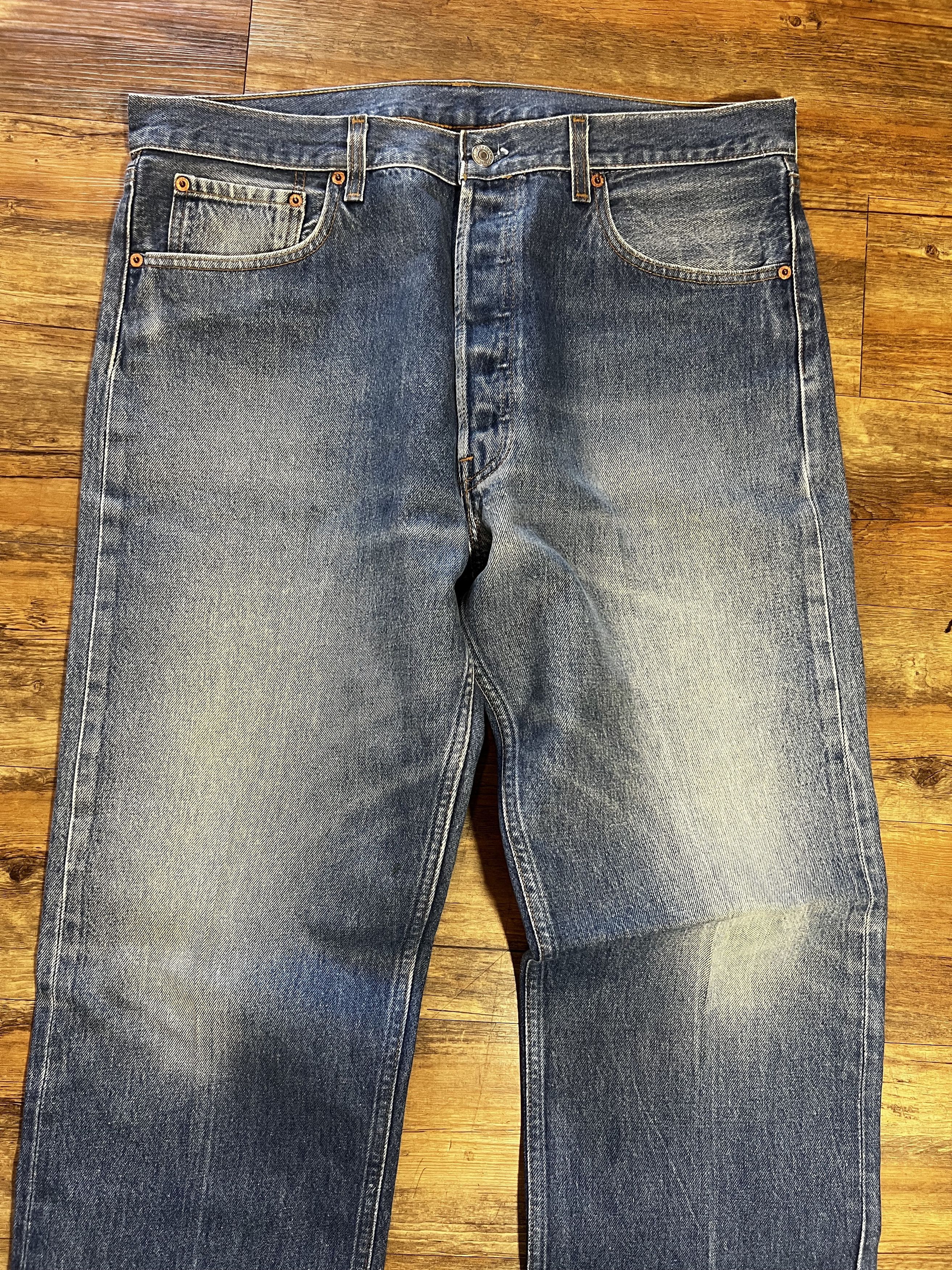 Levi's × Levi's Vintage Clothing × Vintage Vintage 501 Levi's Faded Denim Blue Jean Pants Size US 38 / EU 54 - 1 Thumbnail