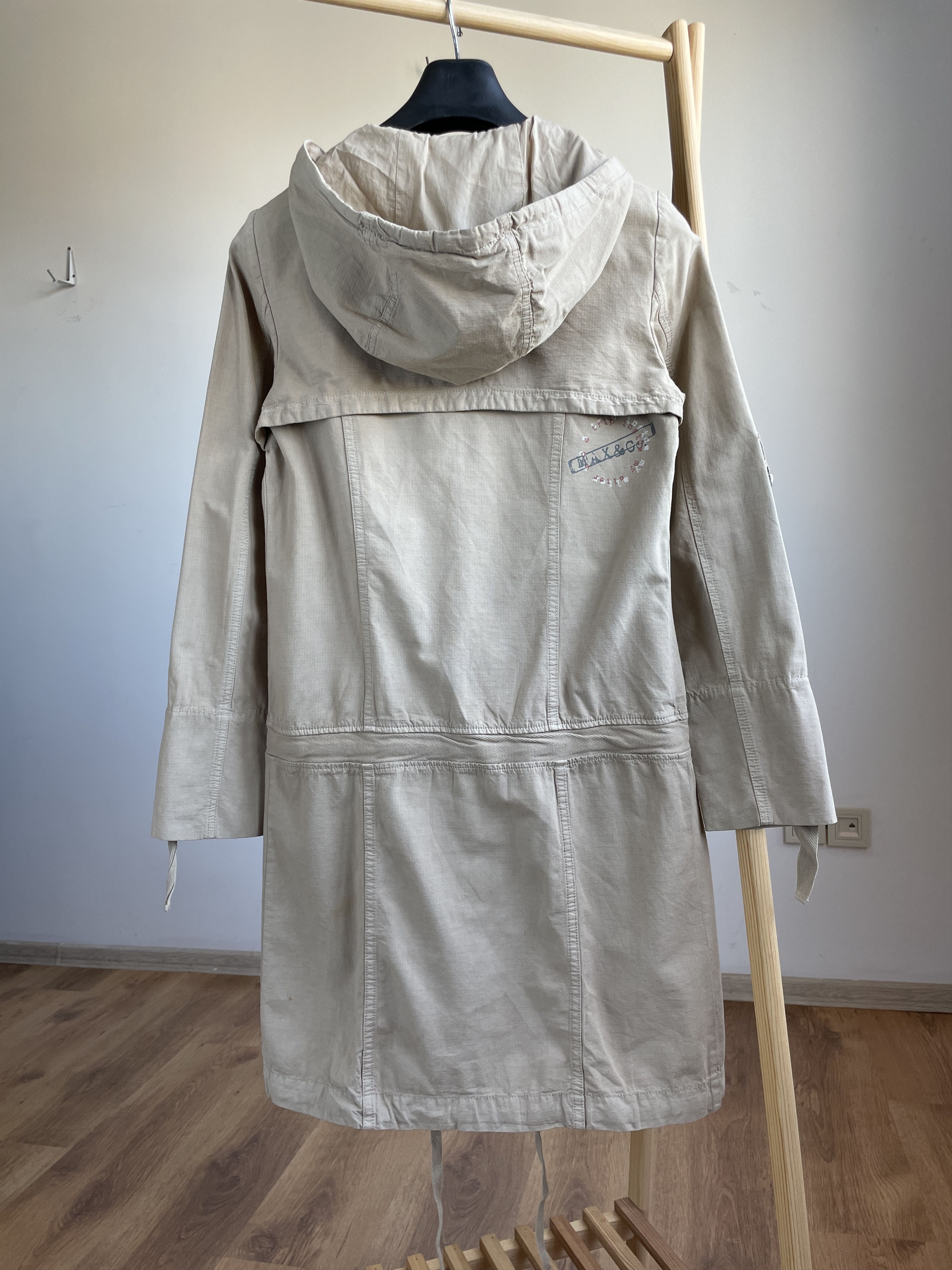 MAX&Co. Max & Co. Max Mara Womens Utility Military Parka Size M / US 6-8 / IT 42-44 - 2 Thumbnail