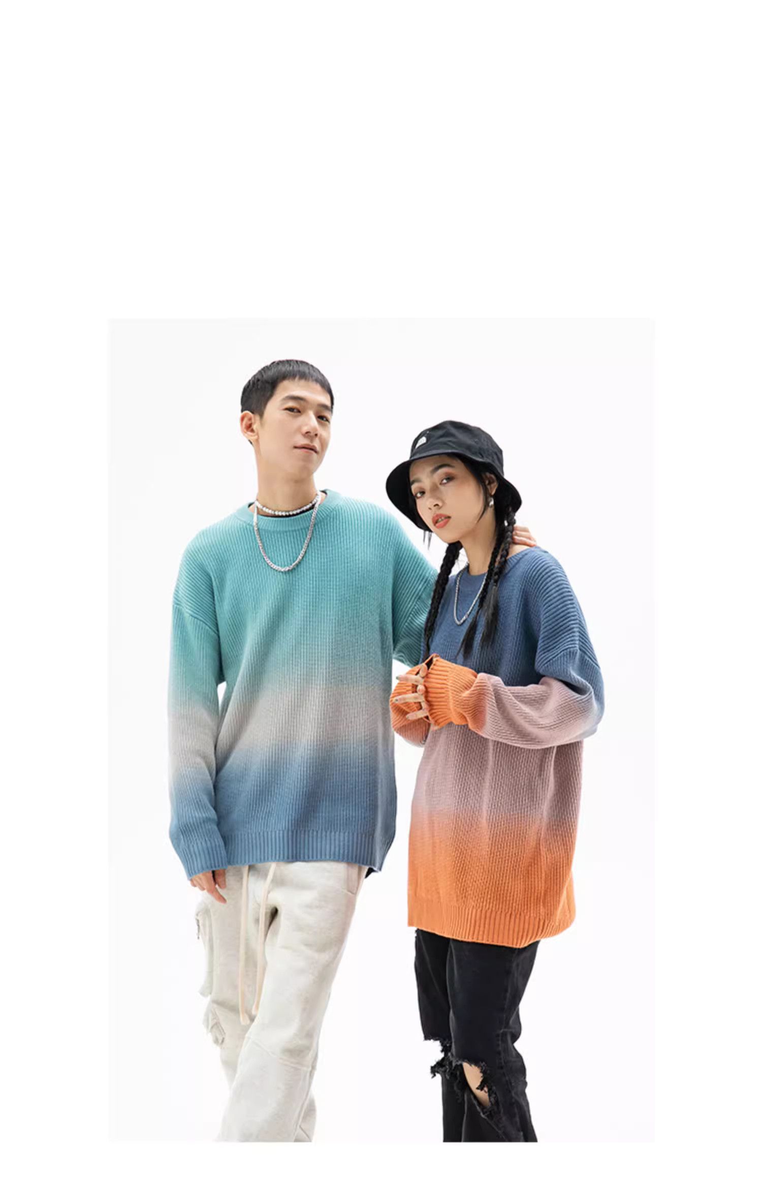 Other Colorflow Fade-effect Knitted Sweater Size US M / EU 48-50 / 2 - 10 Thumbnail