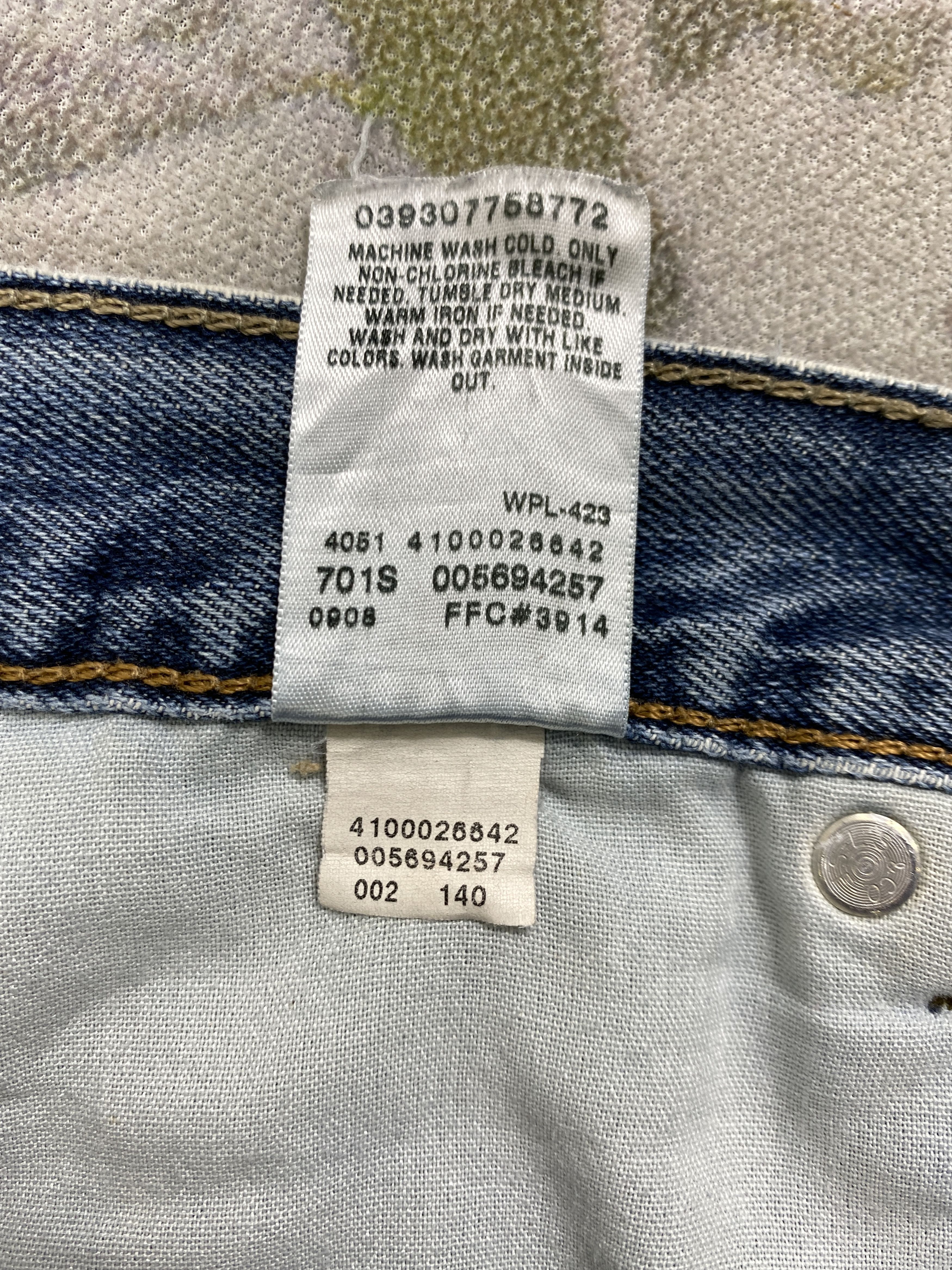 Levi's Distressed Vintage Levi's 569 Loose Denim 36 x 32.5 -JN729 Size US 36 / EU 52 - 11 Thumbnail