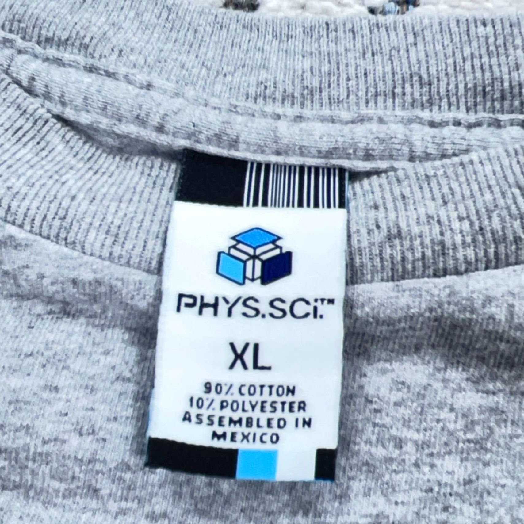 Vintage VINTAGE Phys Sci Shirt Men XL Gray Tee Cyber Y2K 2000s Grafitti Skate Adult Shirt Mens Gray Size US XL / EU 56 / 4 - 7 Thumbnail