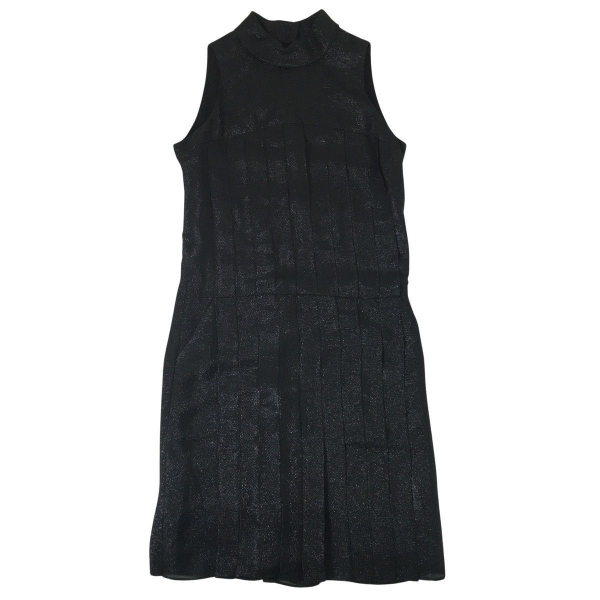 Chanel CHANEL 11A Black Silk Blend Shimmer Dress women 34 Size XXS / US 00 / IT 34 - 4 Thumbnail