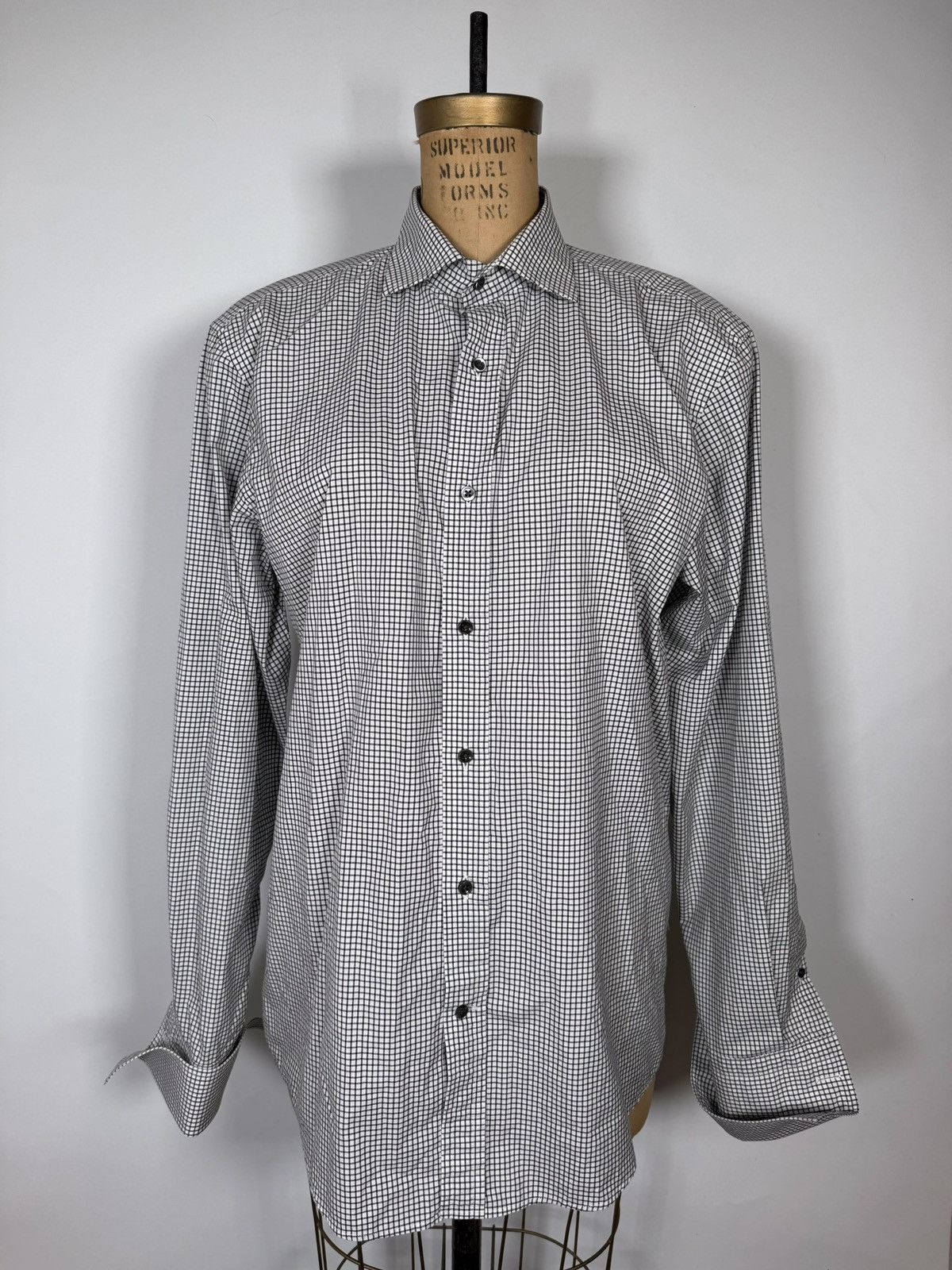 Ralph Lauren Vintage Ralph Lauren Checkered Button Up Shirt Size US XL / EU 56 / 4 - 1 Thumbnail