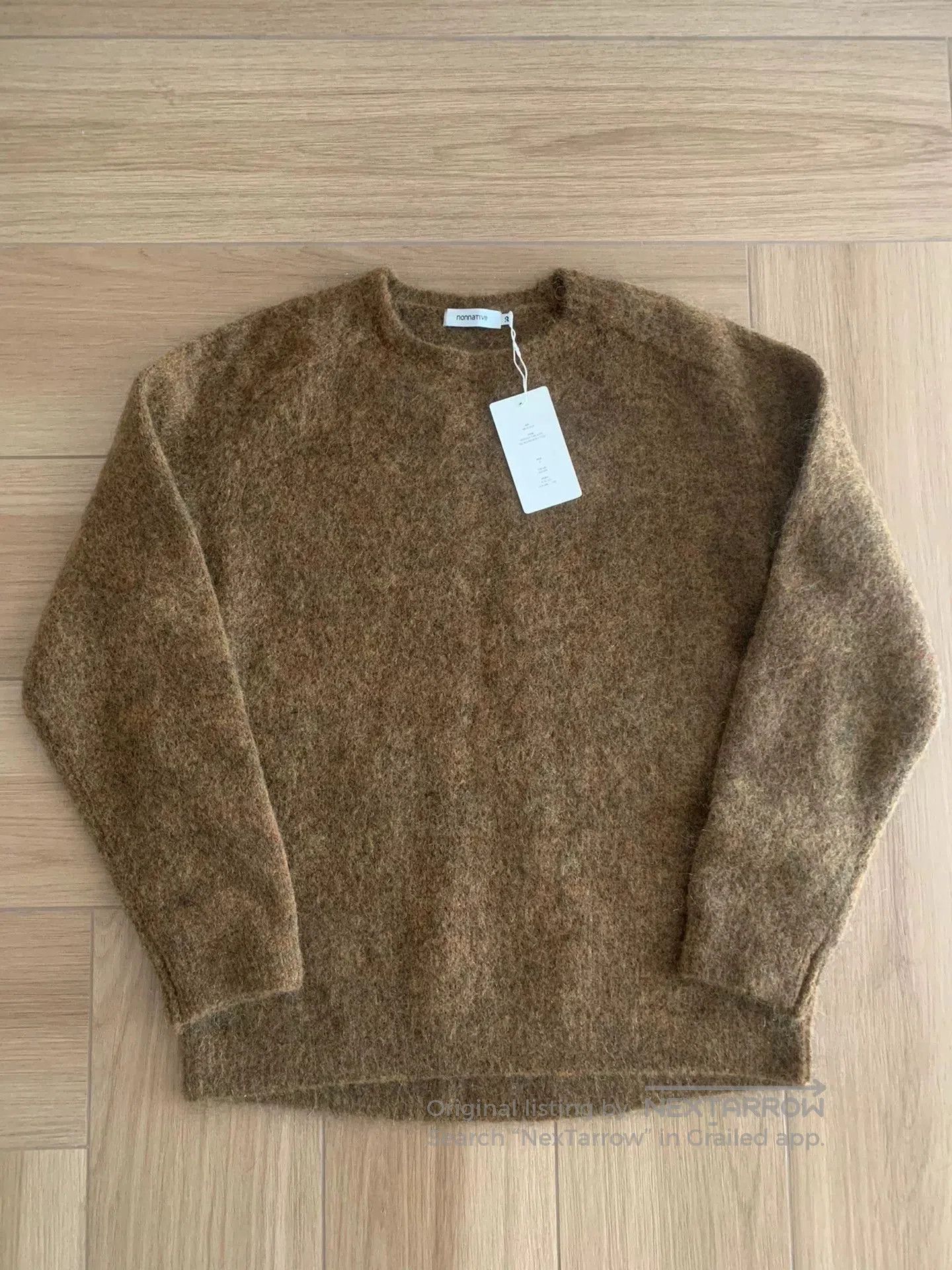 Nonnative nonnative worker sweater in kid mohair yarn. Size US L / EU 52-54 / 3 - 1 Thumbnail