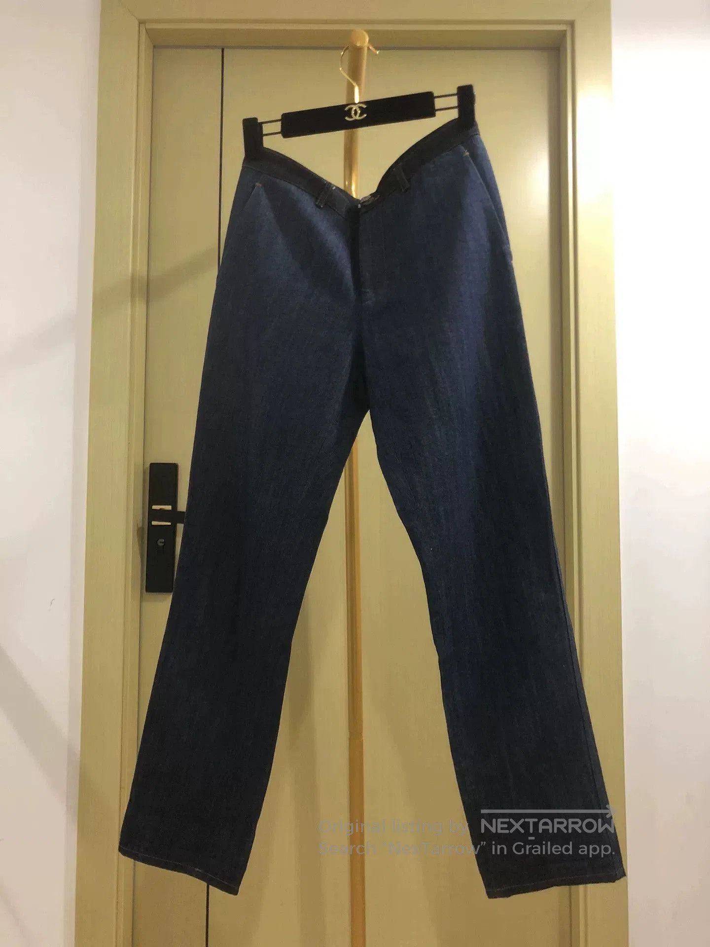 Miu Miu Miu Miu Denim Pants with Embroidery. Size 27" / US 4 / IT 40 - 1 Thumbnail